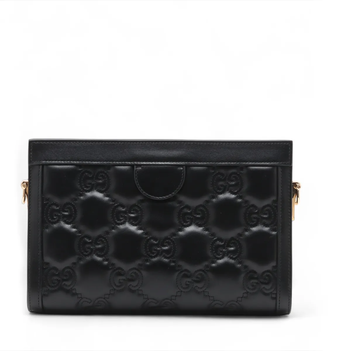 GG Matelasse Leather 2WAY Shoulder Bag Black 702200 — view 2