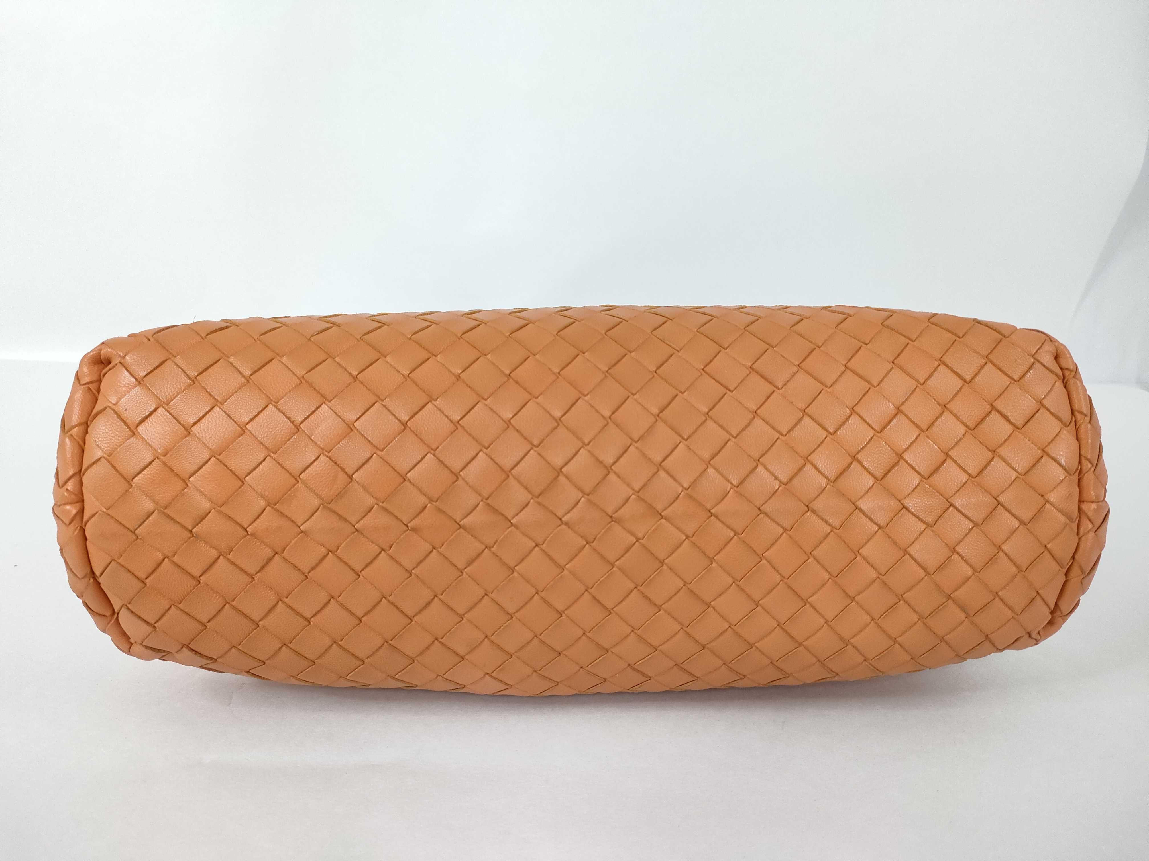 Intrecciato Bottega Veneta Intrecciato Olympian Leather Chain Shoulder Bag Orange Shoulder Bag — view 7