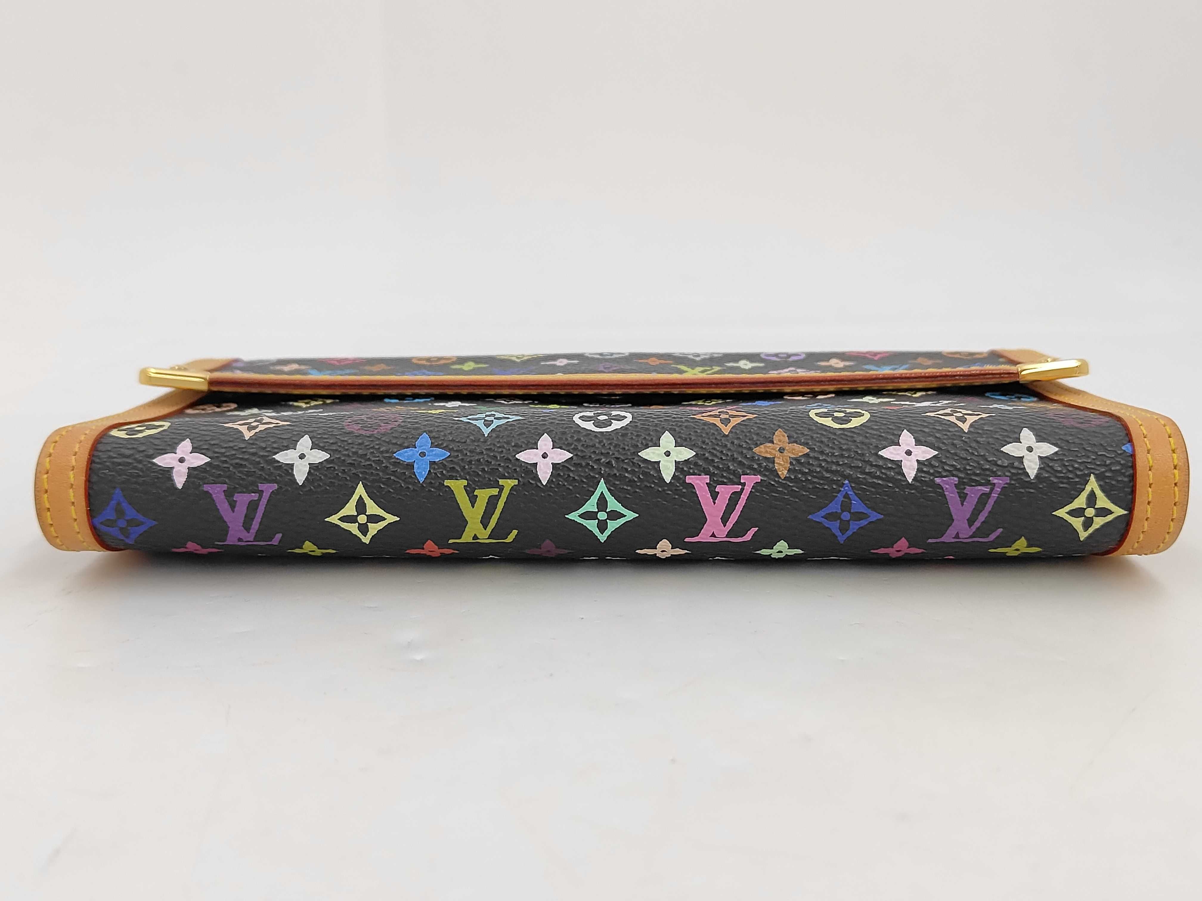 M92658 Multicolor Portefeuille Tresor International Noir Wallet with Dust Bag and Box — view 3