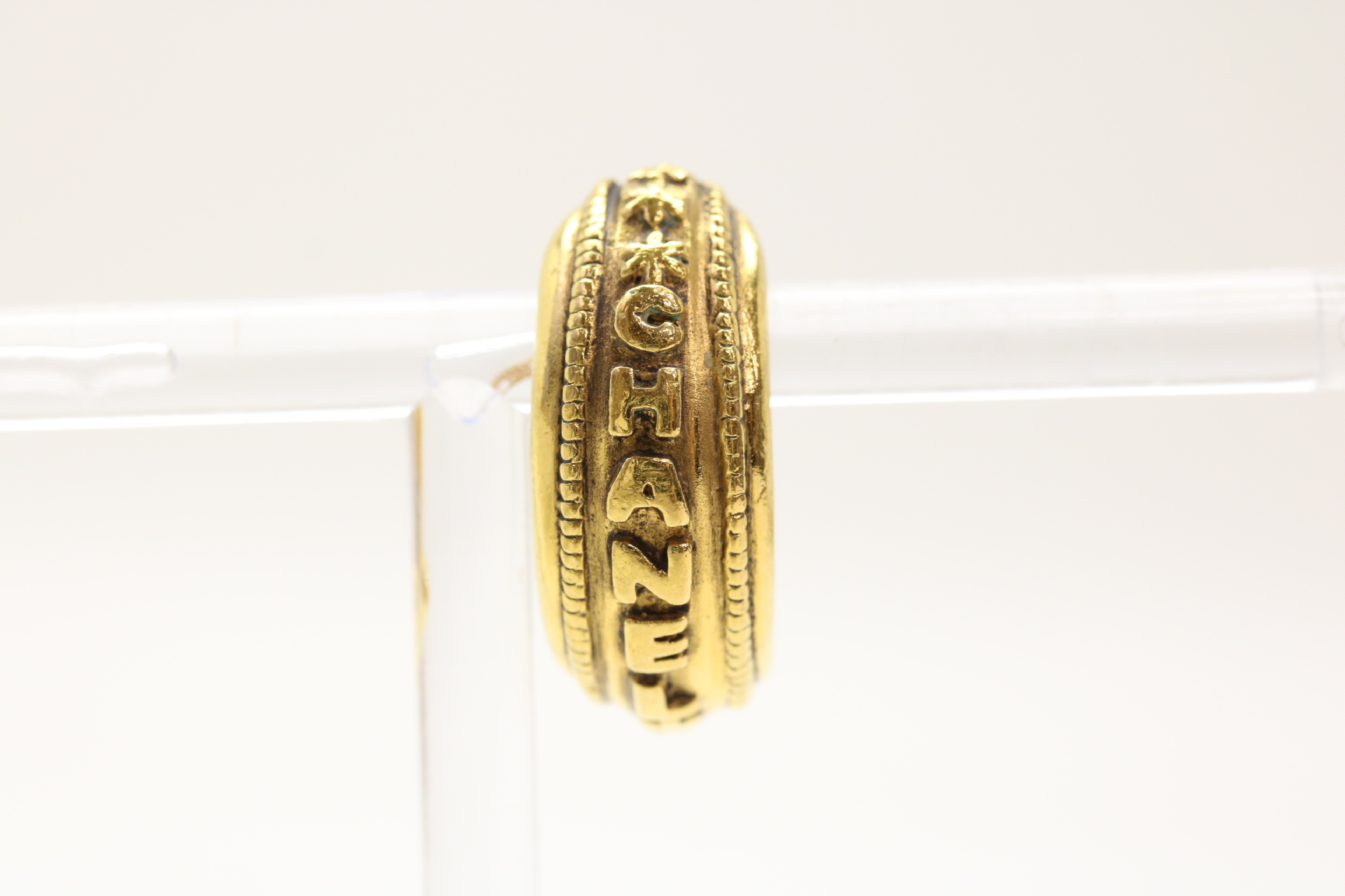 Logo Half Hoop Earrings