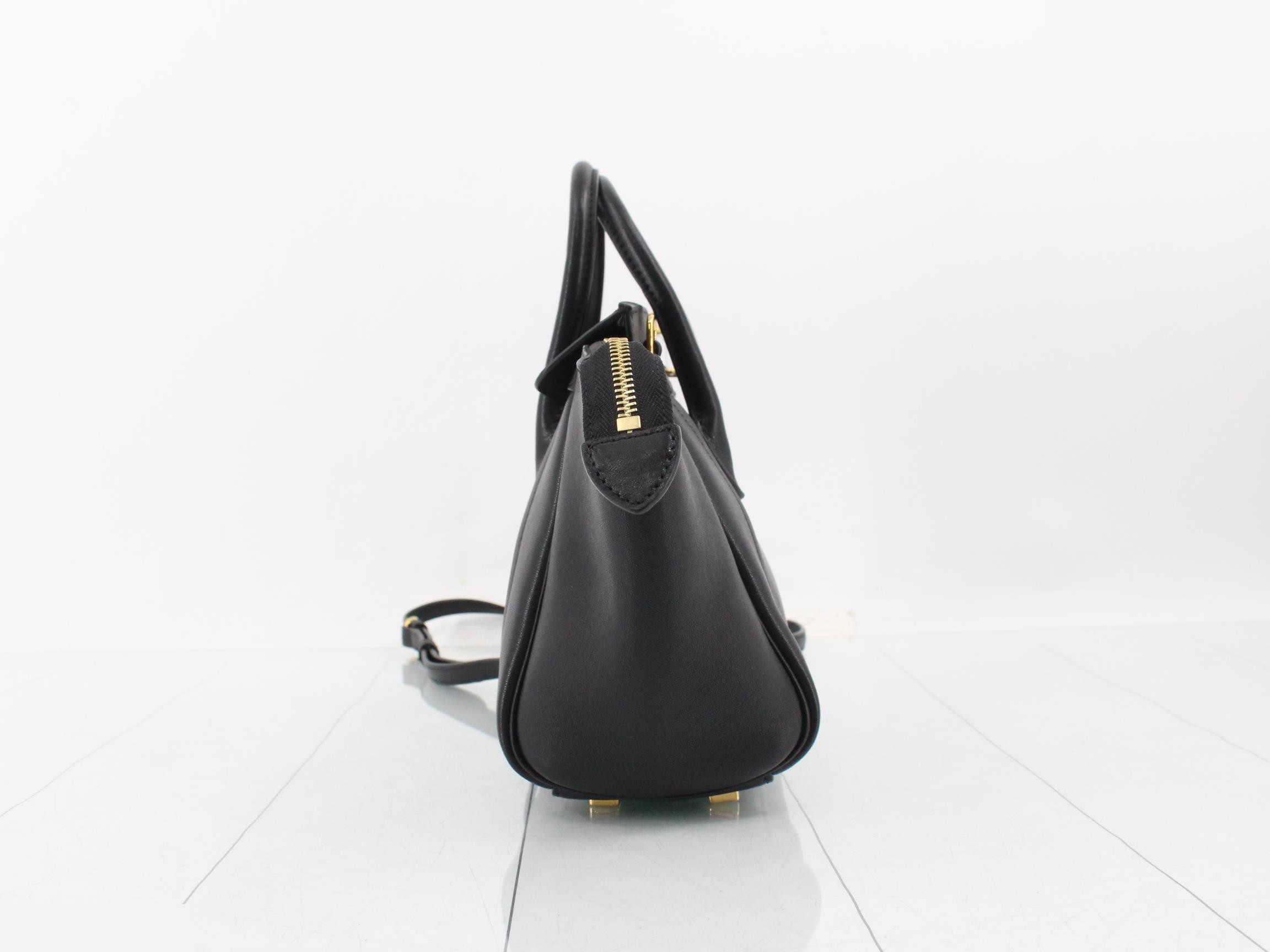 Little Luggage handbag, leather, black — view 3