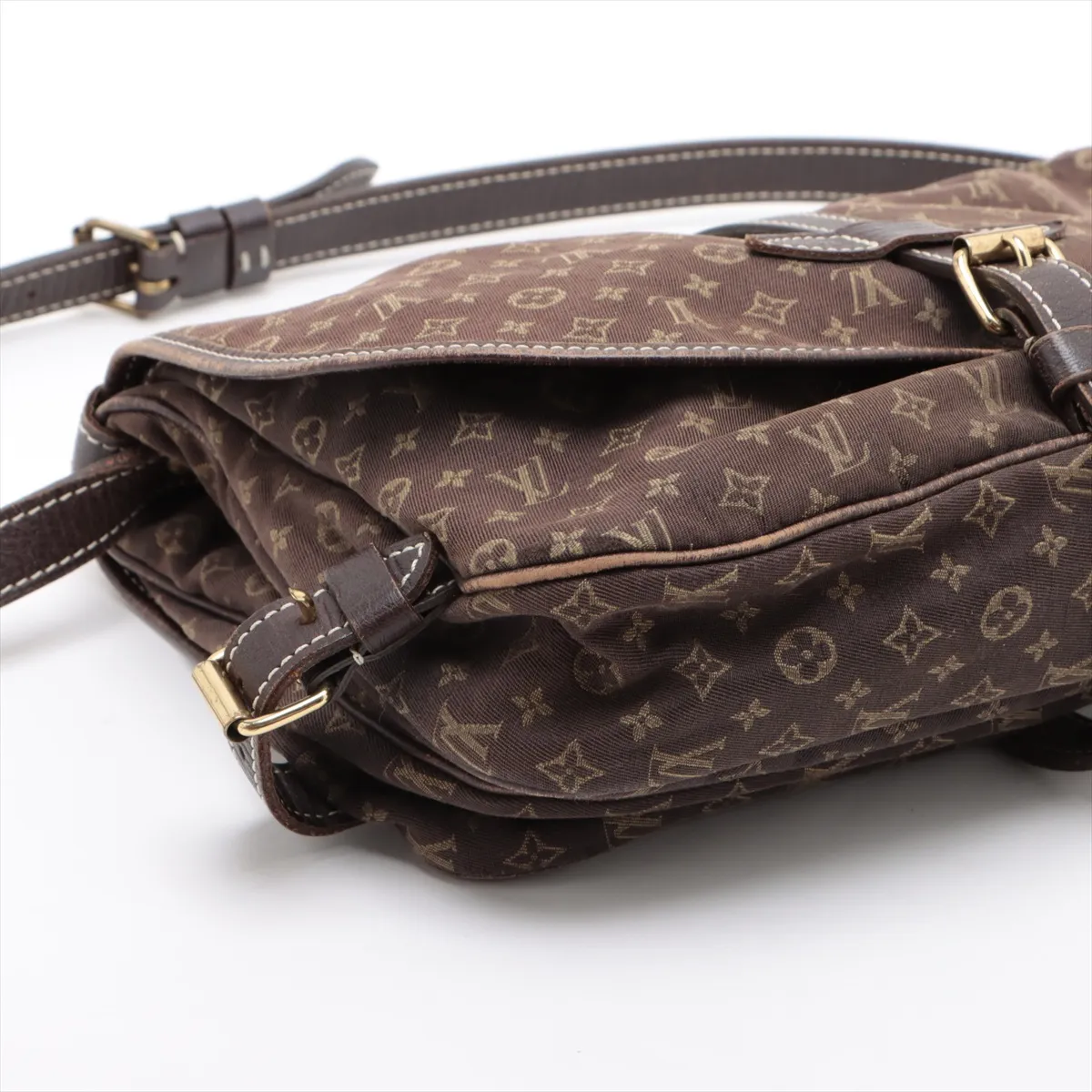Monogram Mini Lin Saumur 30 M95227 MB1067 Brown — view 4