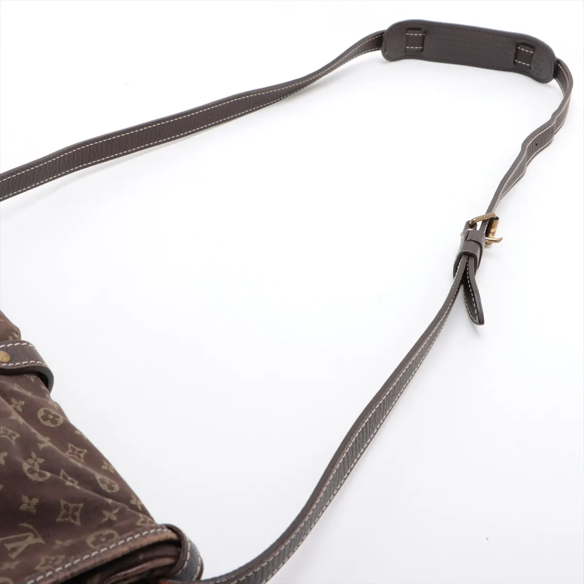 Monogram Mini Lin Saumur 30 M95227 MB1067 Brown — view 5