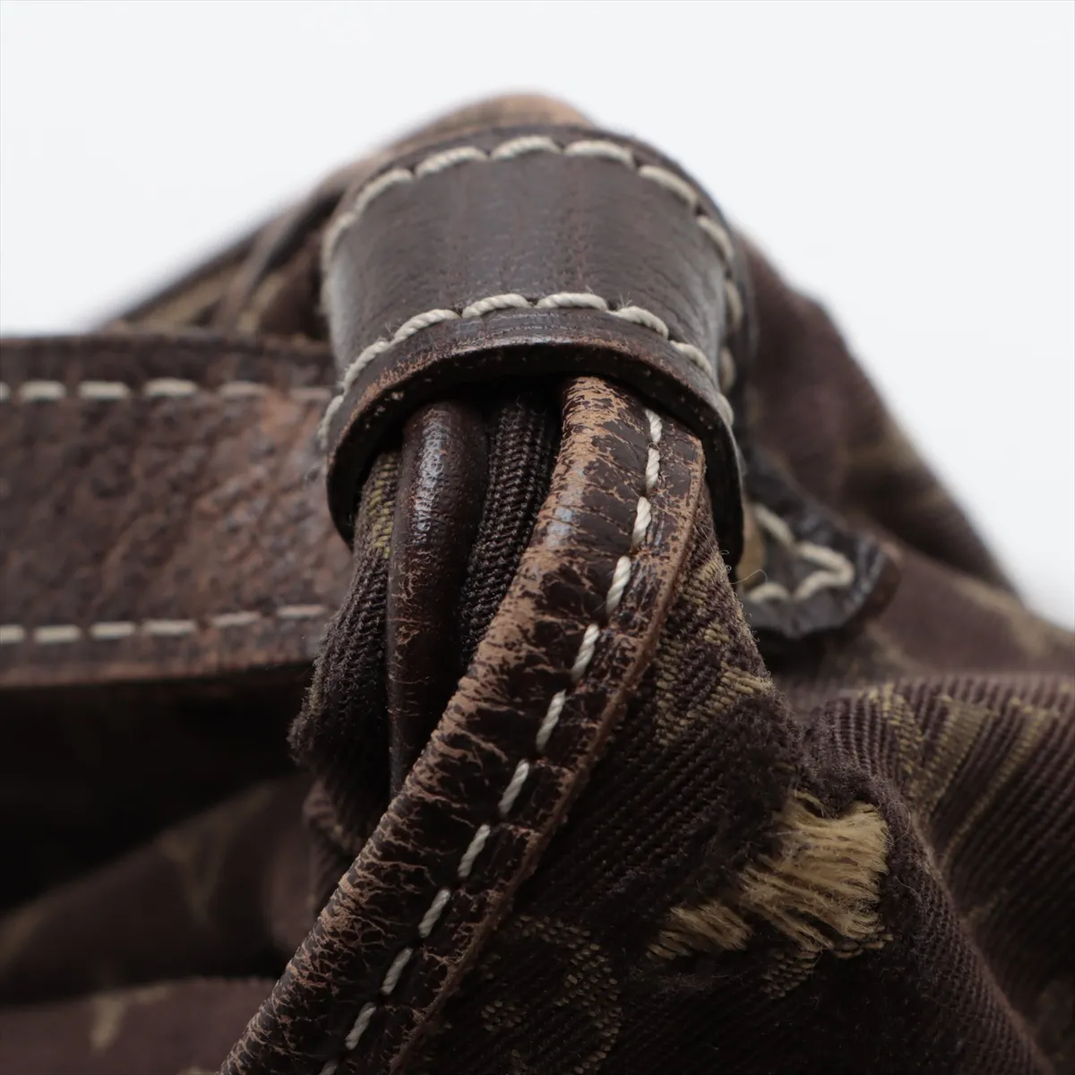 Monogram Mini Lin Saumur 30 M95227 MB1067 Brown — view 10