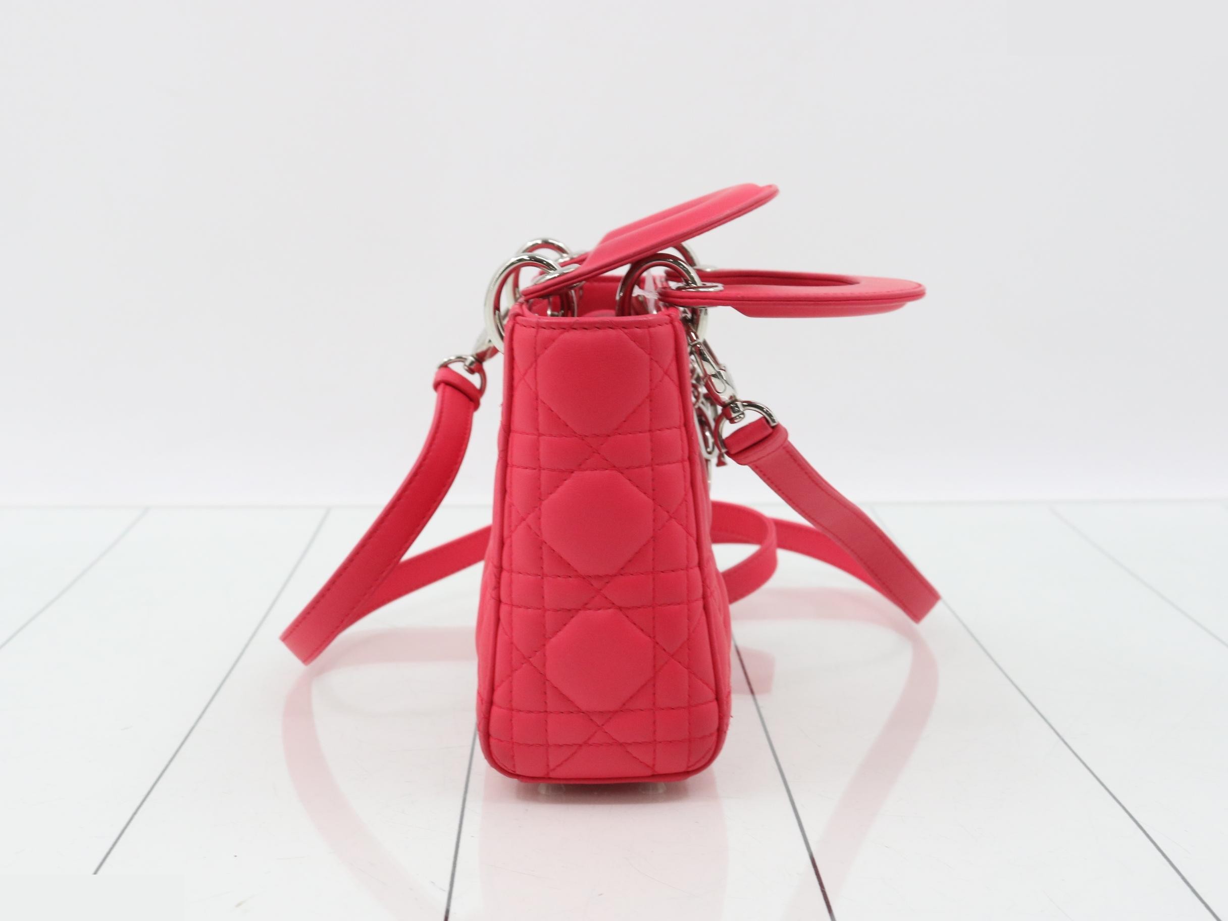 Lady Dior Canage Lamb 2-Way Shoulder/Handbag — view 4