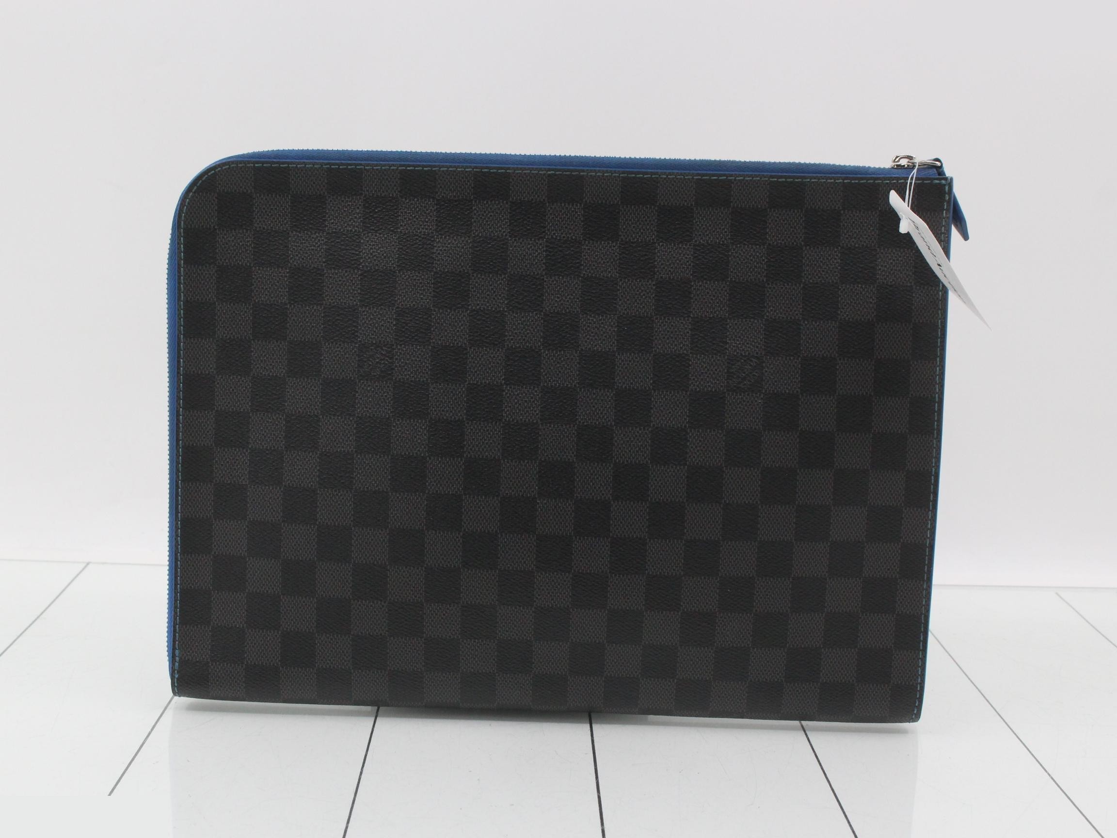 Damier Graphite Pochette Jour GM NM Clutch Bag — view 2