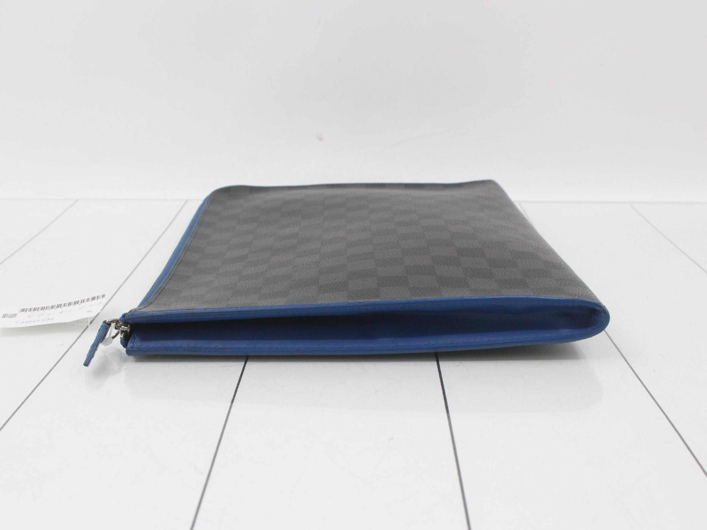 Damier Graphite Pochette Jour GM NM Clutch Bag — view 4