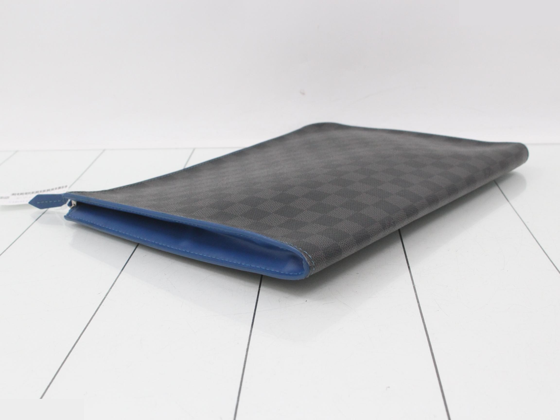 Damier Graphite Pochette Jour GM NM Clutch Bag — view 5
