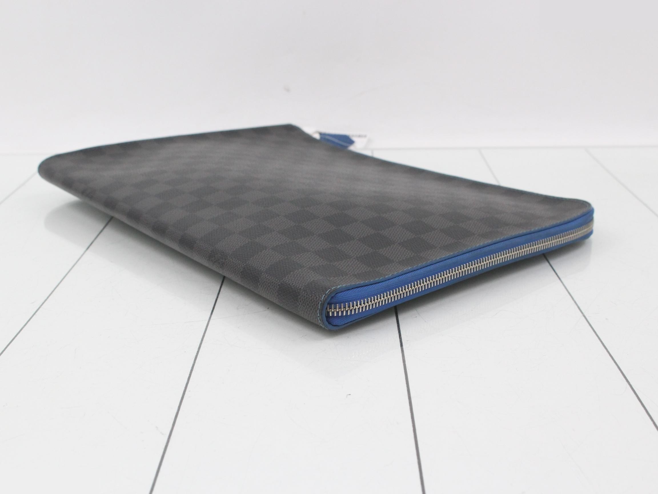 Damier Graphite Pochette Jour GM NM Clutch Bag — view 6