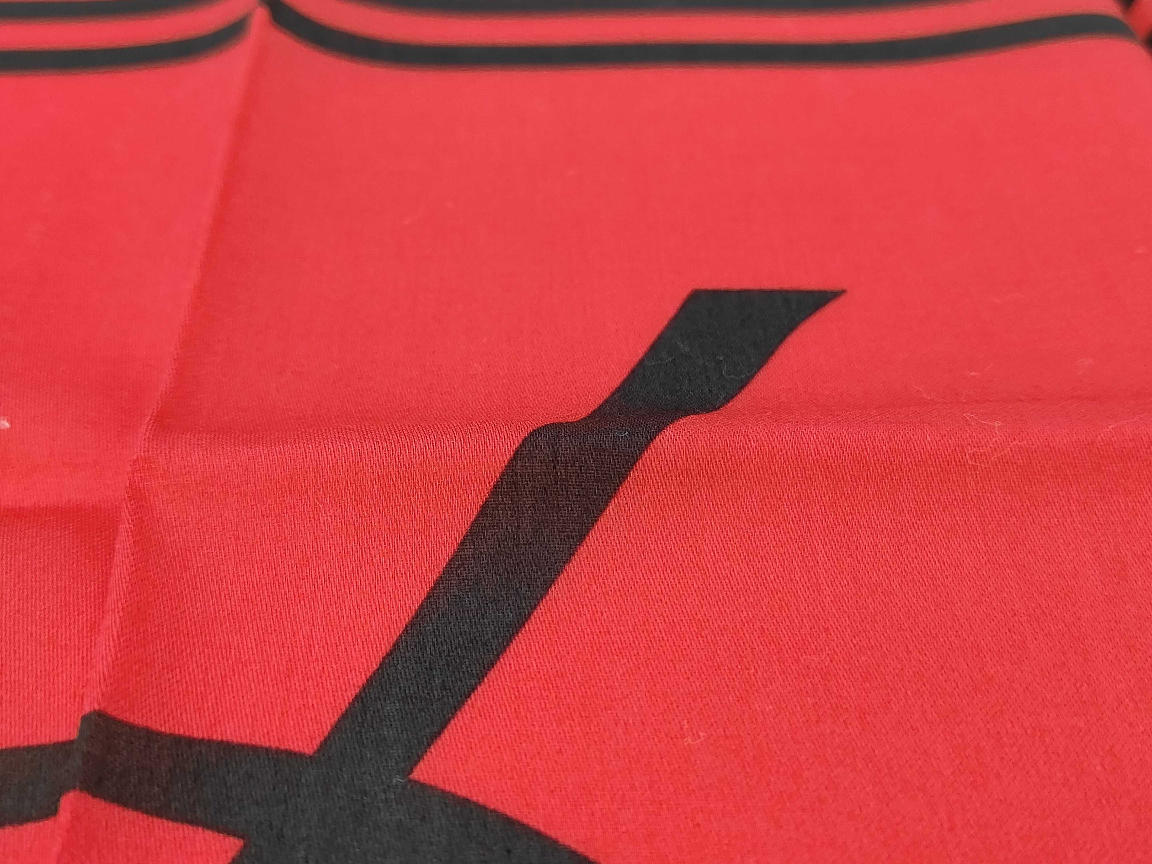 handkerchief/scarf (YSL, big logo, red) - other accessories. — view 6