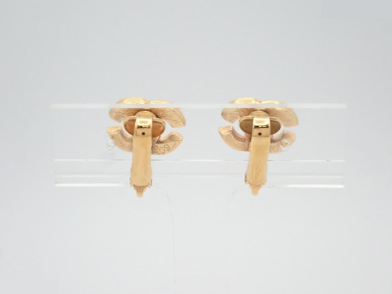 Coco Mark Gold Earrings — view 2