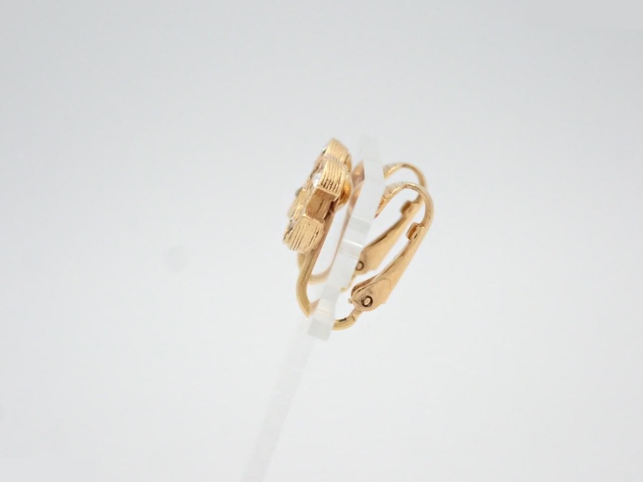Coco Mark Gold Earrings — view 3