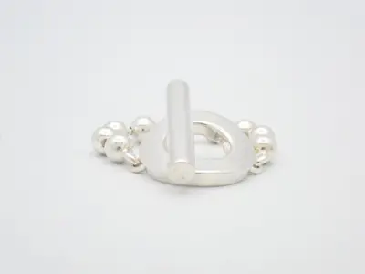 Ball chain ring, SV925, weight 6.4g, box and storage bag included, size 17