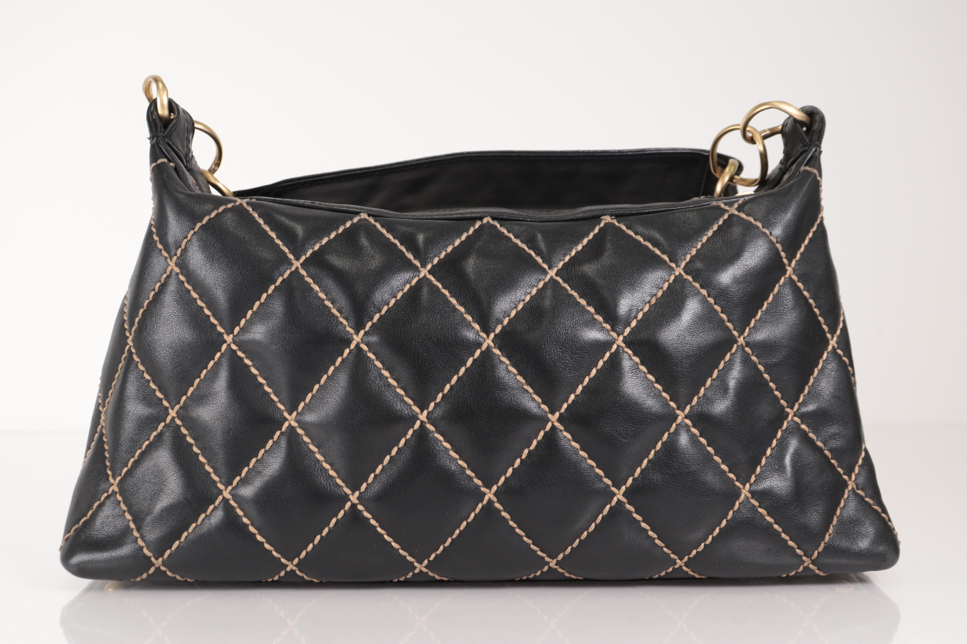 Wild Stitch Calfskin One-Shoulder Bag (Series 8) — view 2