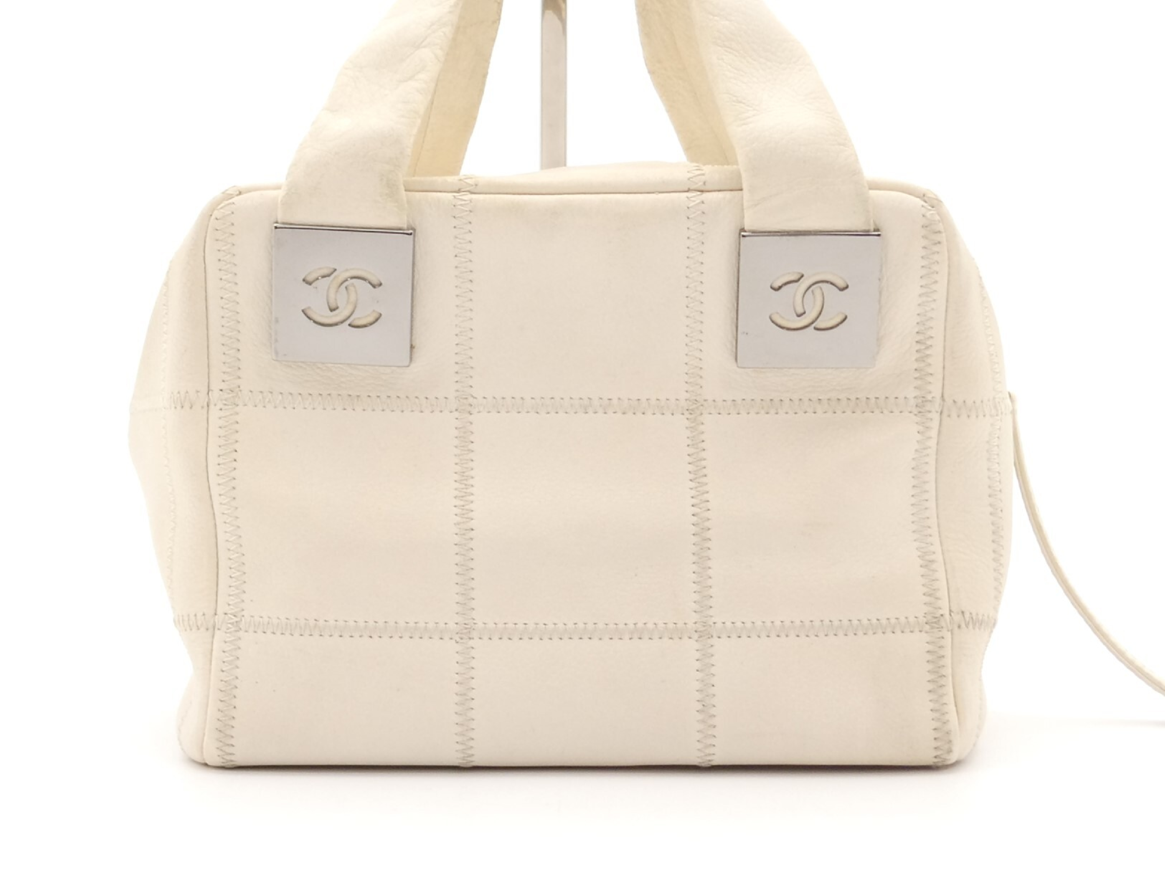 Chocolate Bar Coco Mark Leather Handbag — view 2