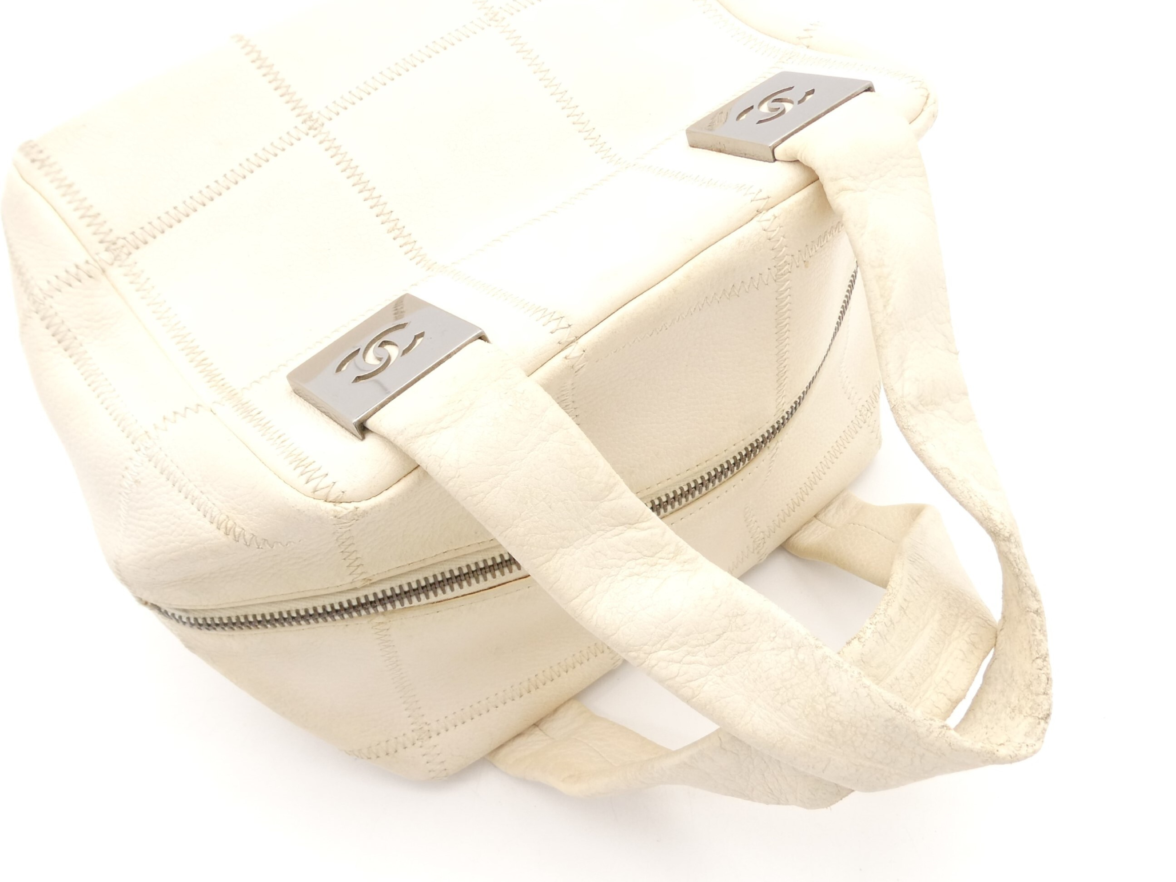 Chocolate Bar Coco Mark Leather Handbag — view 6