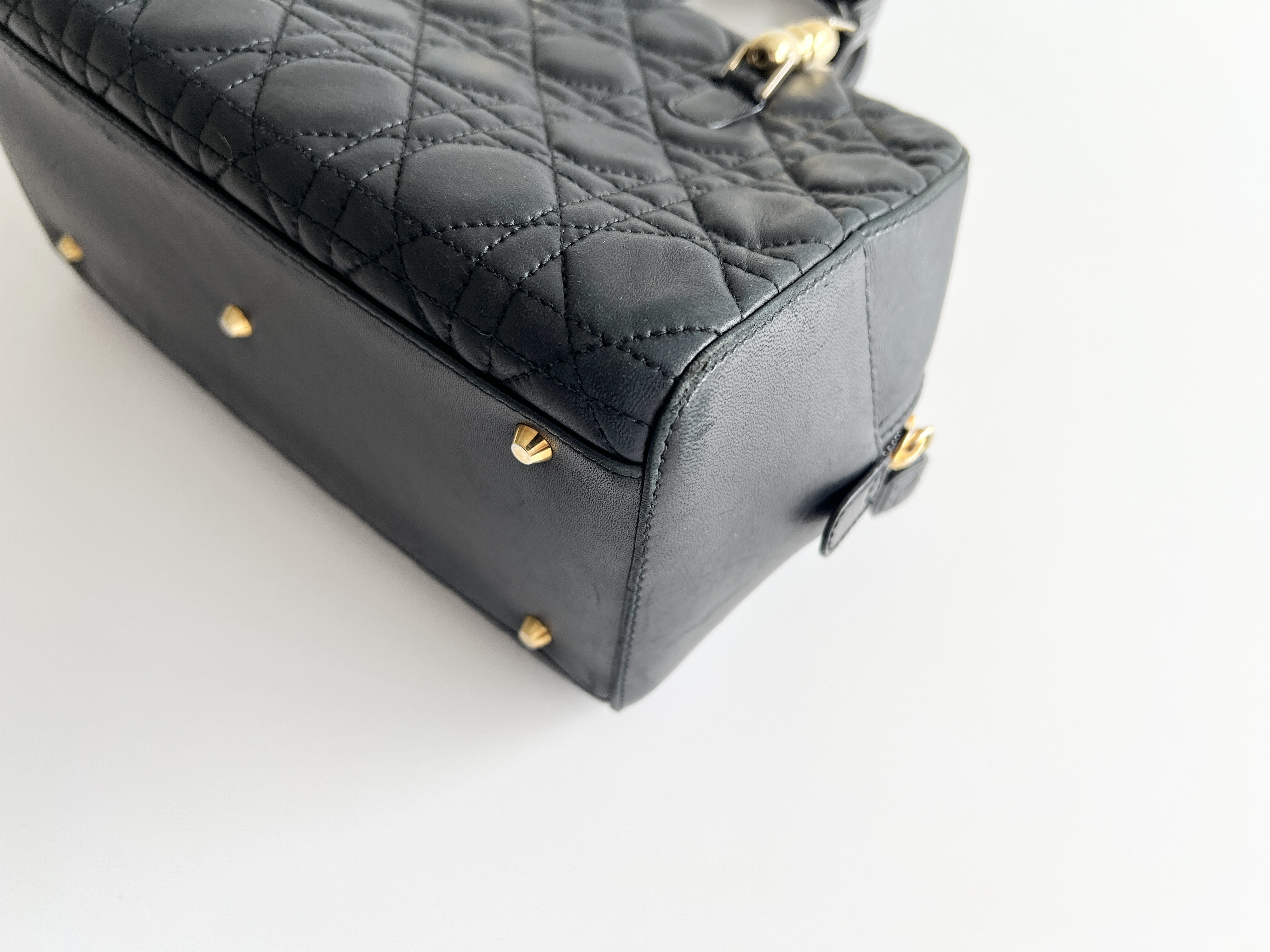 Cannage Maris Pearl Leather Boston Bag Handbag — view 13