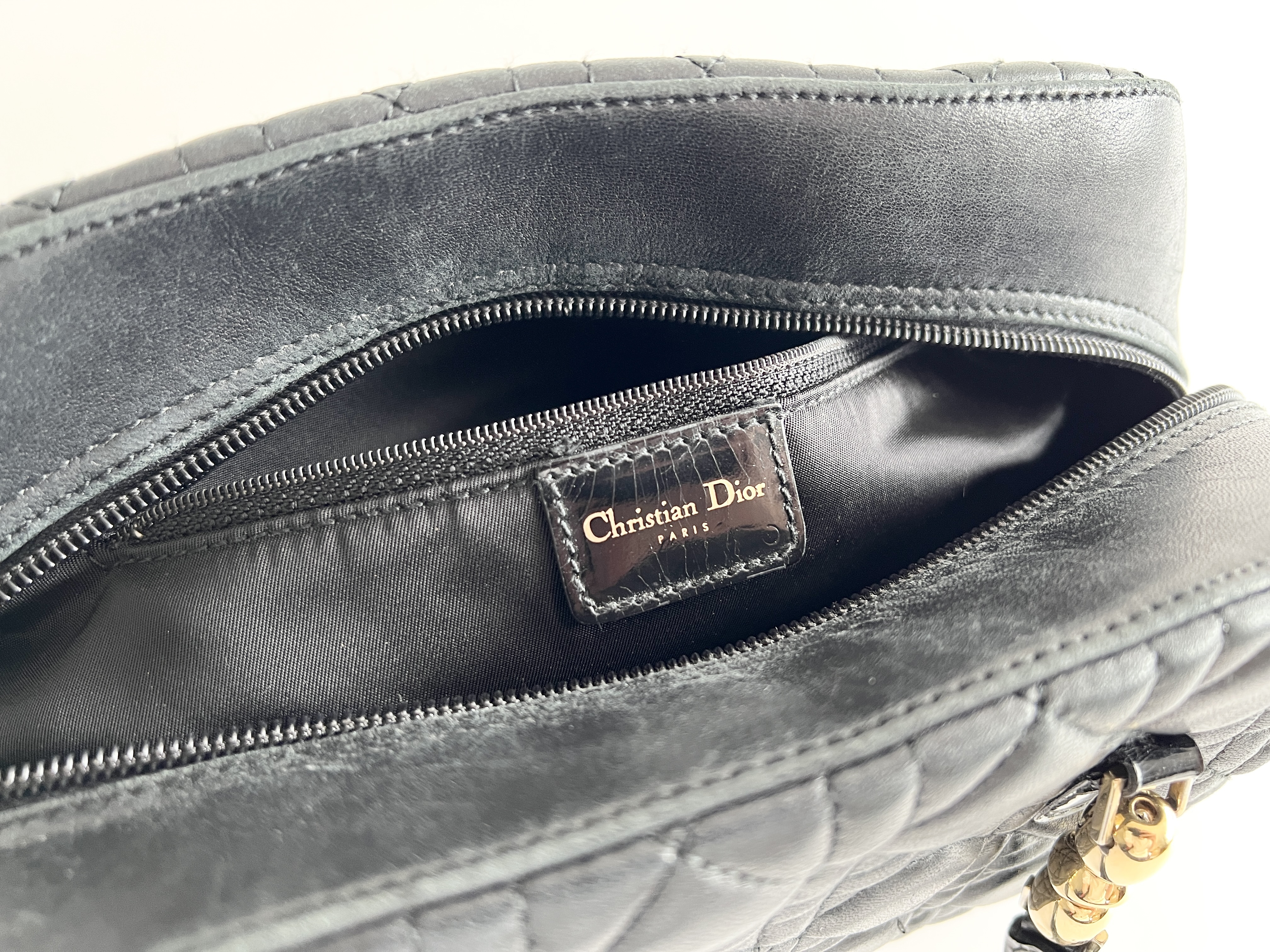 Cannage Maris Pearl Leather Boston Bag Handbag — view 6
