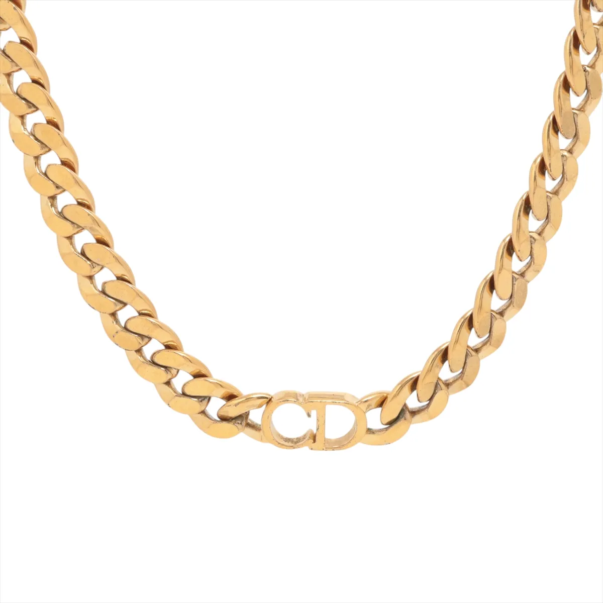CD ICON Chain Link Necklace GP Gold