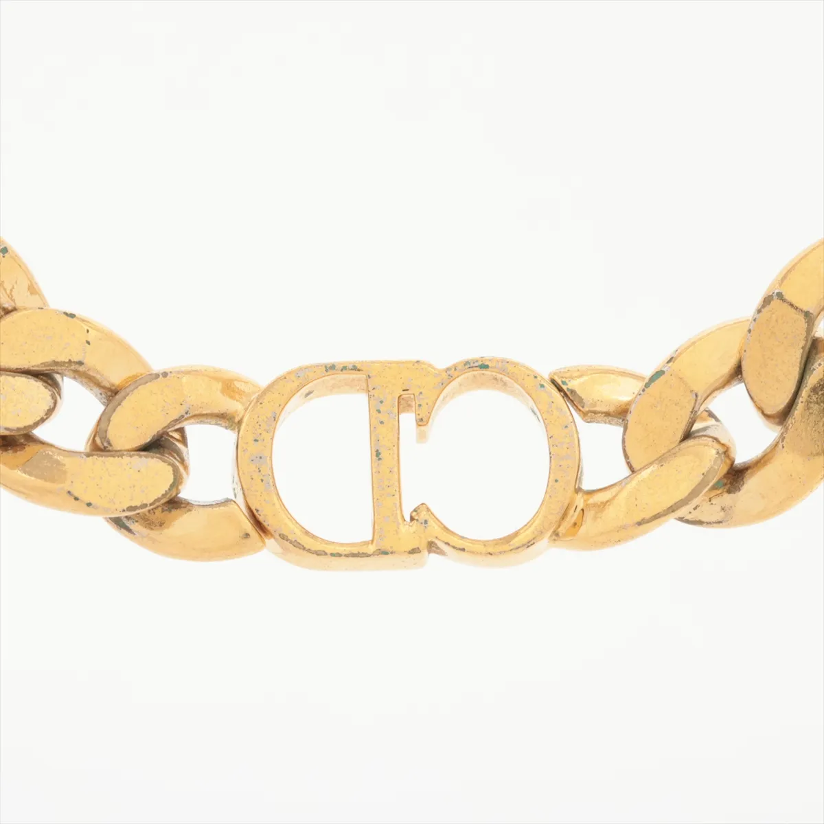 CD ICON Chain Link Necklace GP Gold — view 3