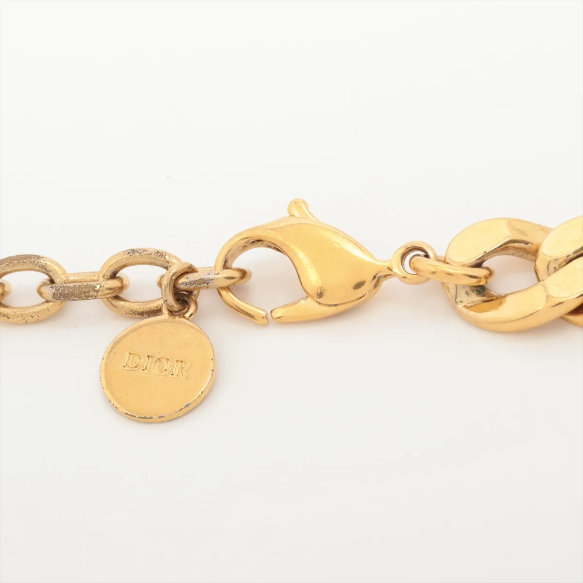 CD ICON Chain Link Necklace GP Gold — view 4