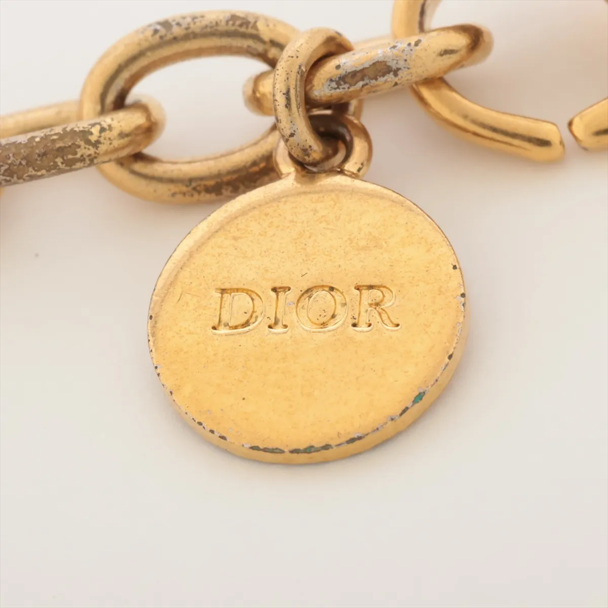CD ICON Chain Link Necklace GP Gold — view 5