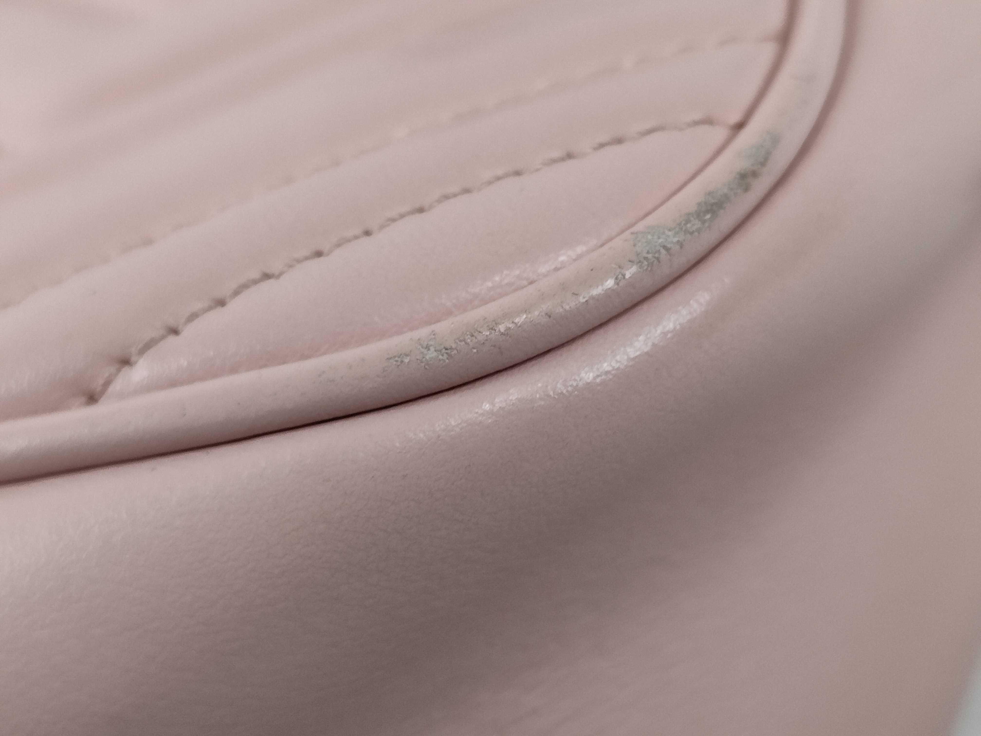 GG Marmont Leather Pink Shoulder Bag 447632 — view 7