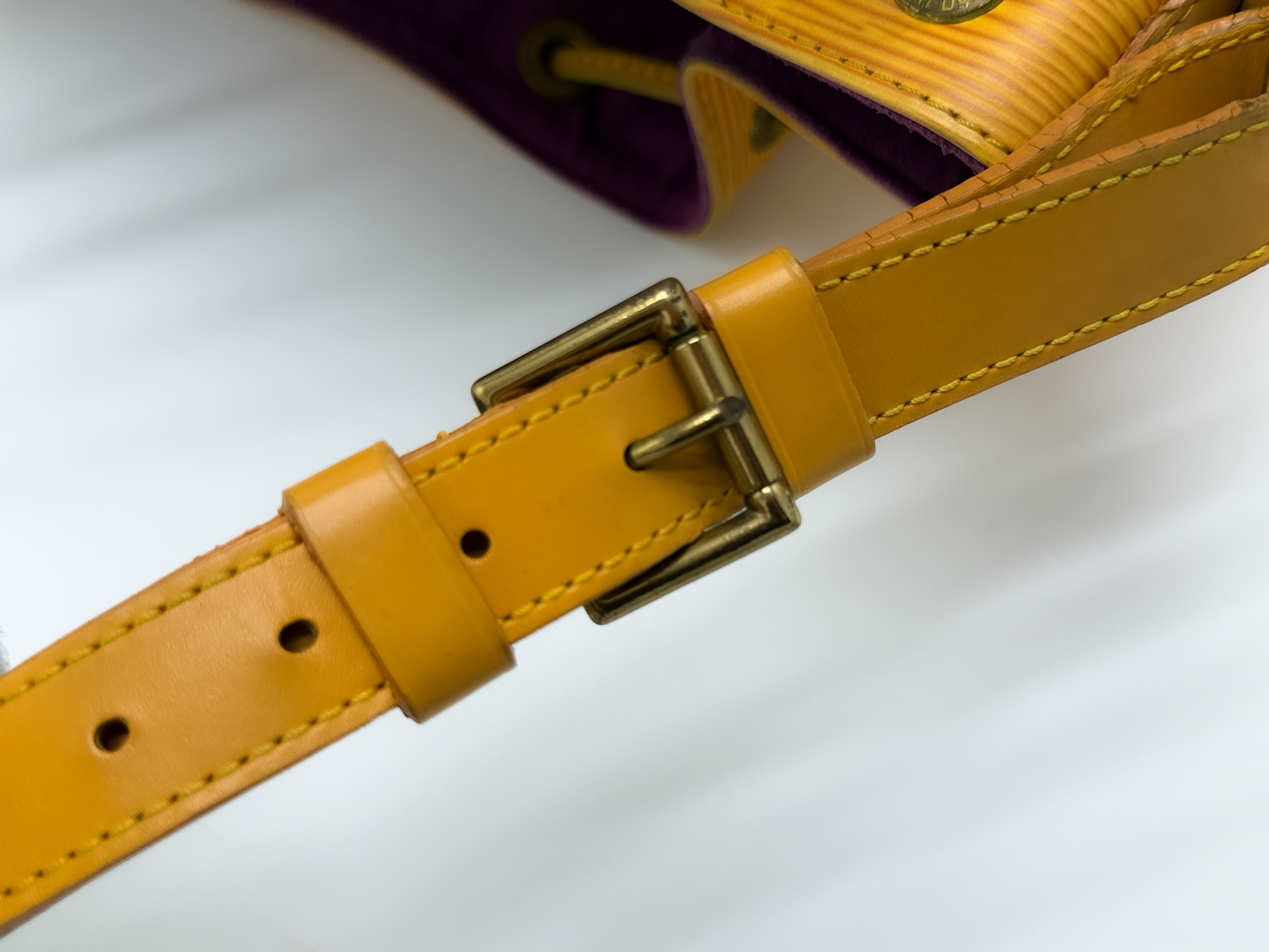 Epi M44109 Petit Noé Tassili Yellow AR0964 Shoulder Bag — view 5