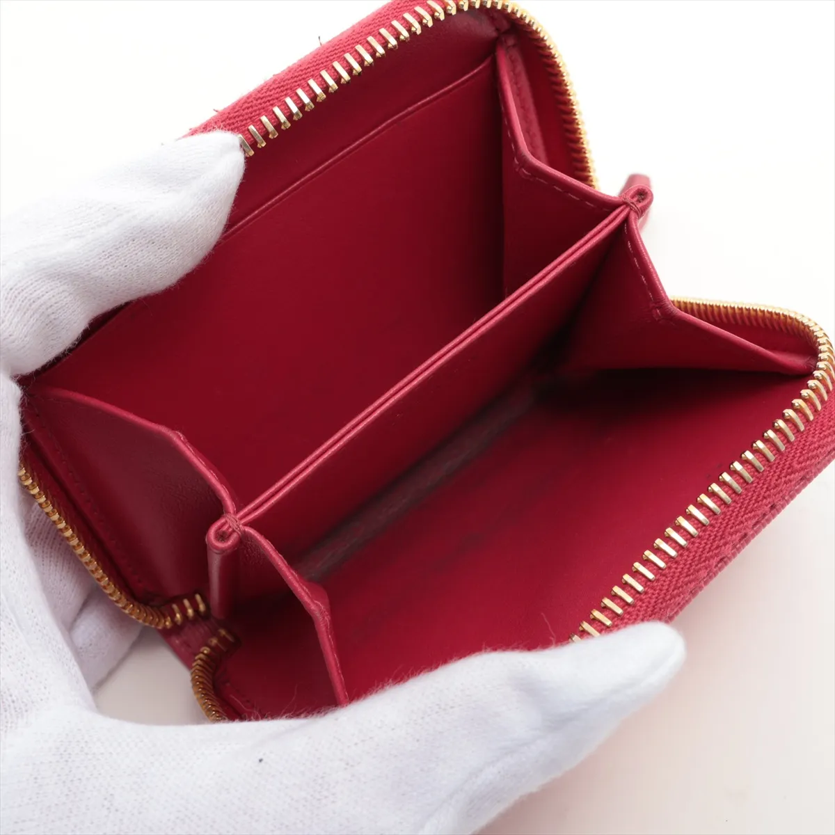 Vitello Move Leather Coin Case Pink — view 3