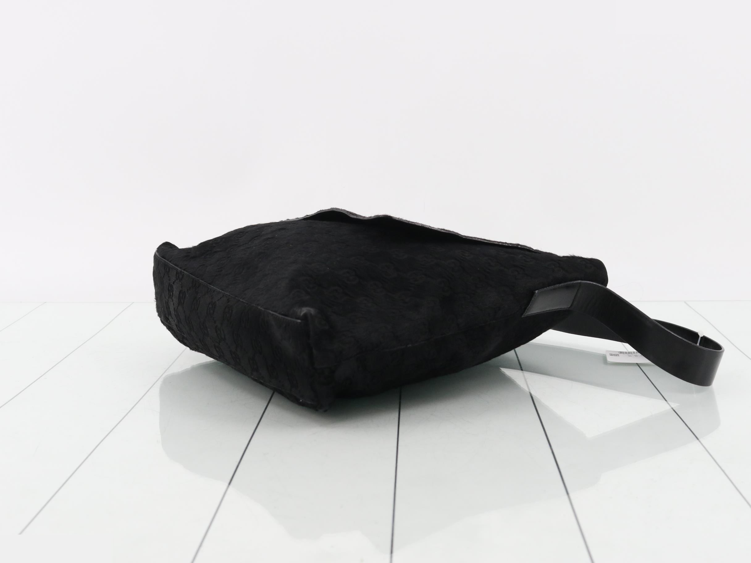 Calf hair messenger bag — view 6