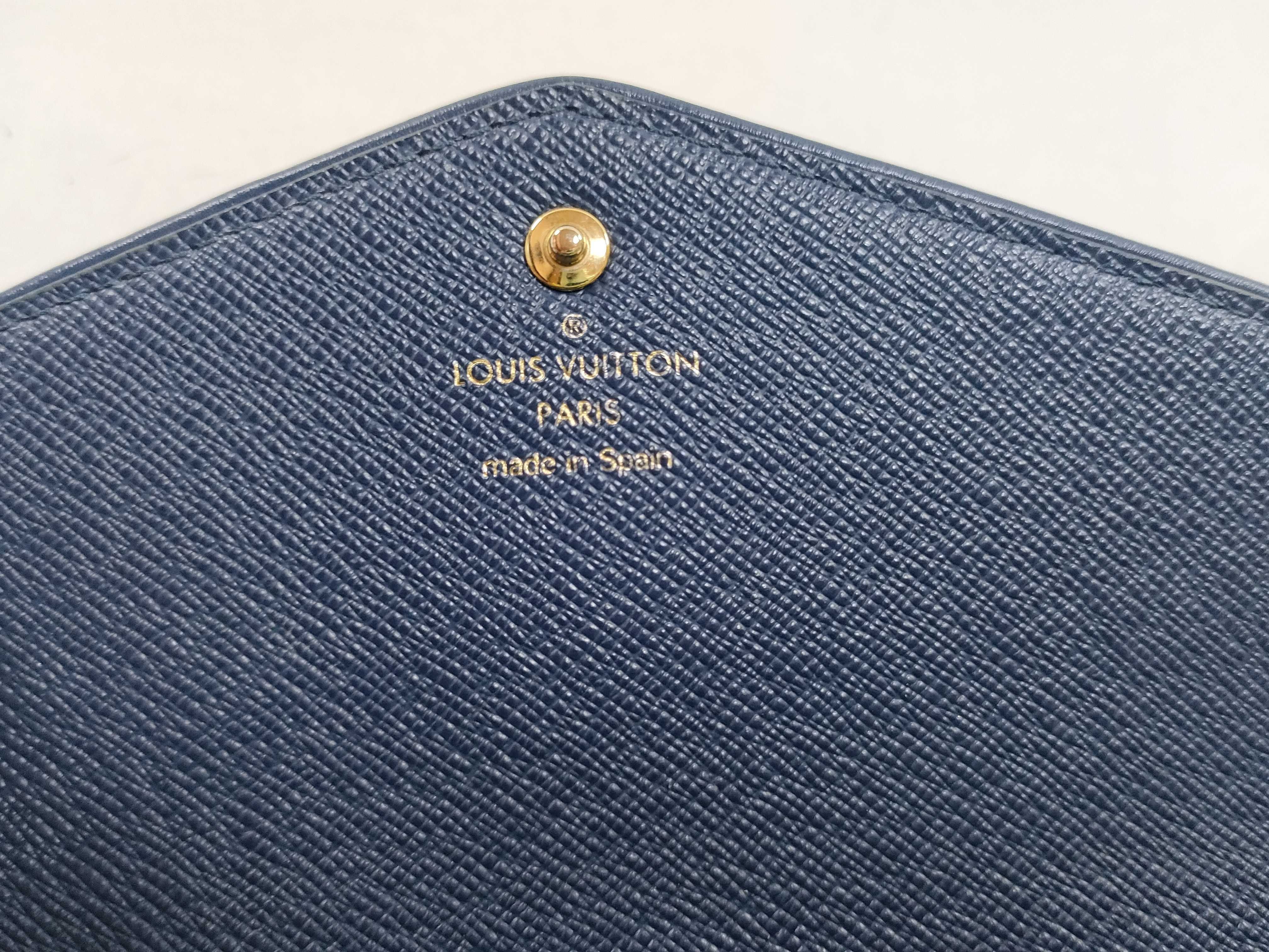 Long Wallet Monogram Jacquard Denim Wallet — view 8
