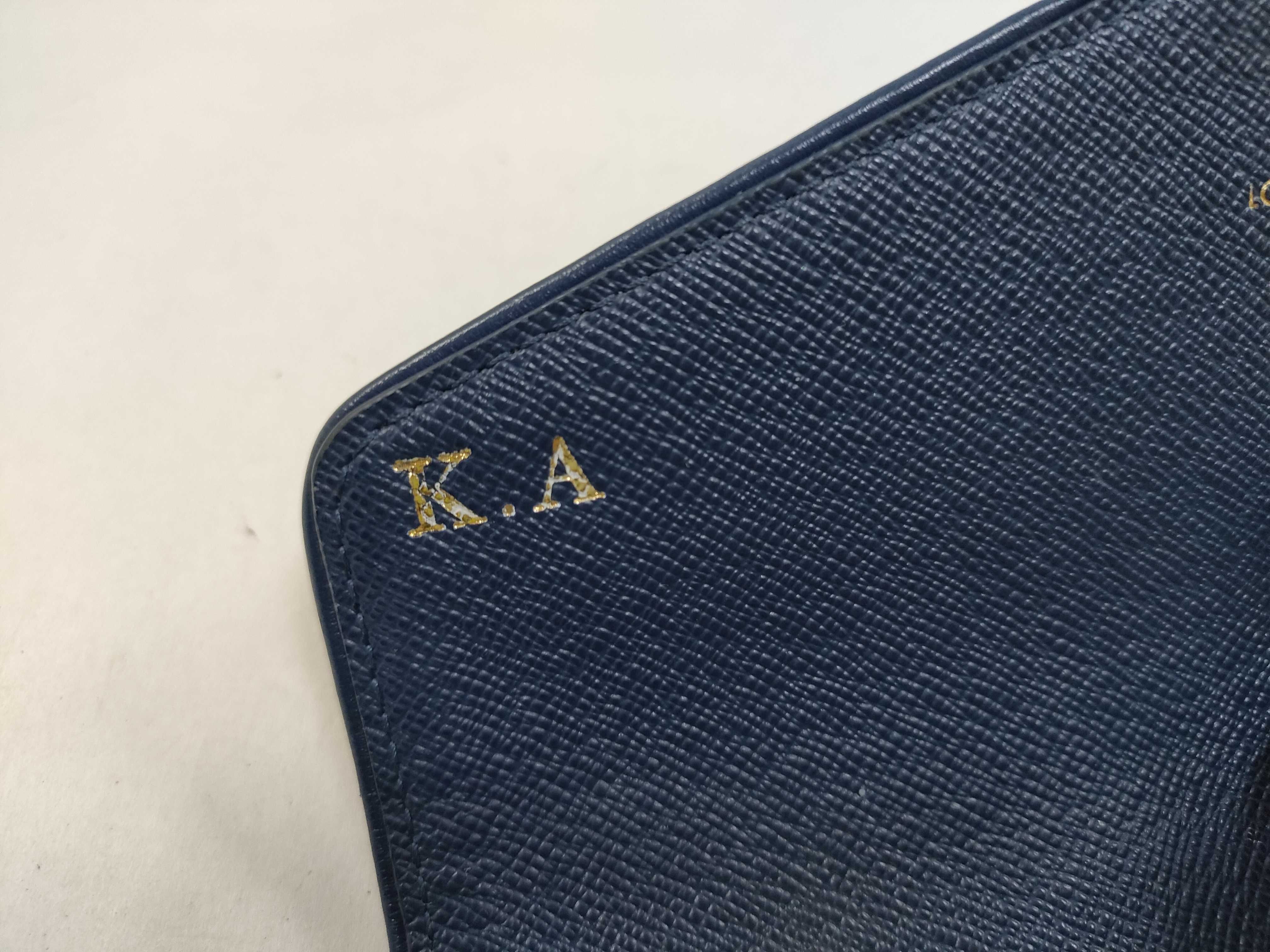 Long Wallet Monogram Jacquard Denim Wallet — view 9