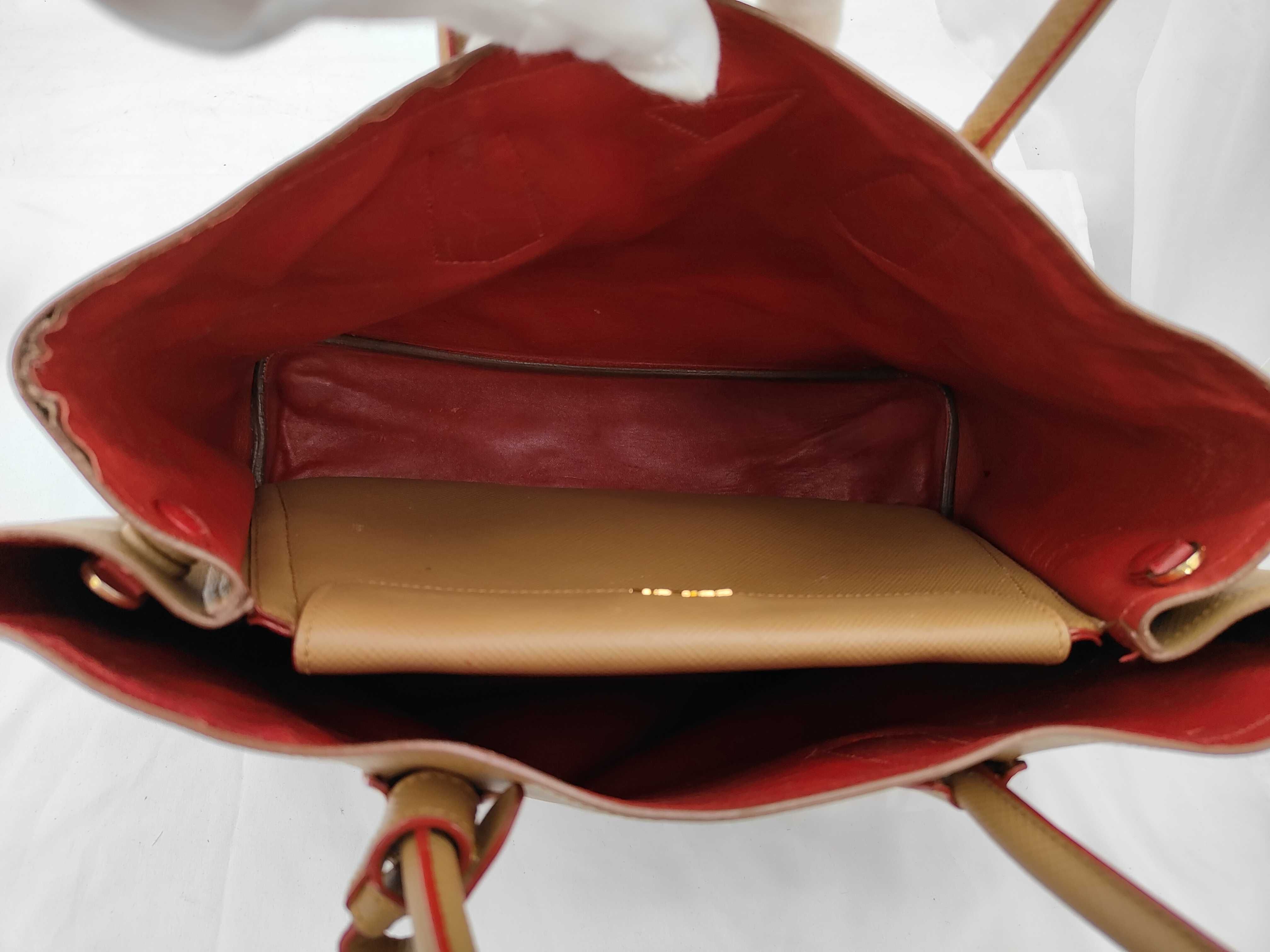 Saffiano Double Medium Tote Bag — view 8