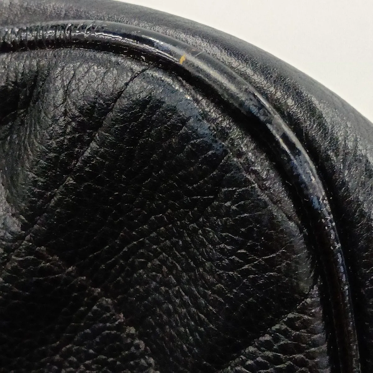 Matelassé Caviar Skin Handbag Bowling Bag Black Silver Hardware 6214393 Series 6 — view 14