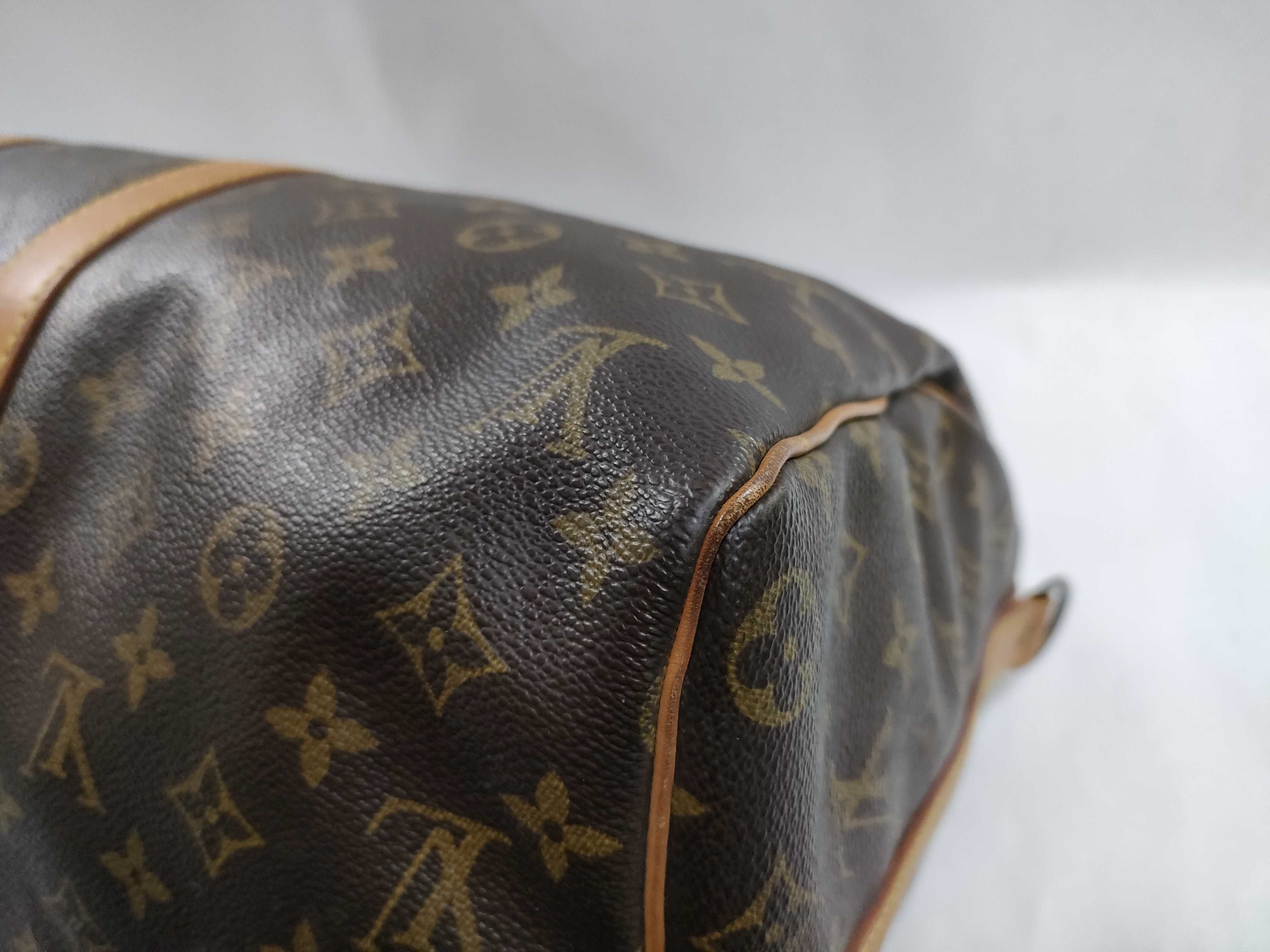 Monogram PH - Monogram Canvas Keepall Bandouillere Handbag Brown M Boston Bag — view 8