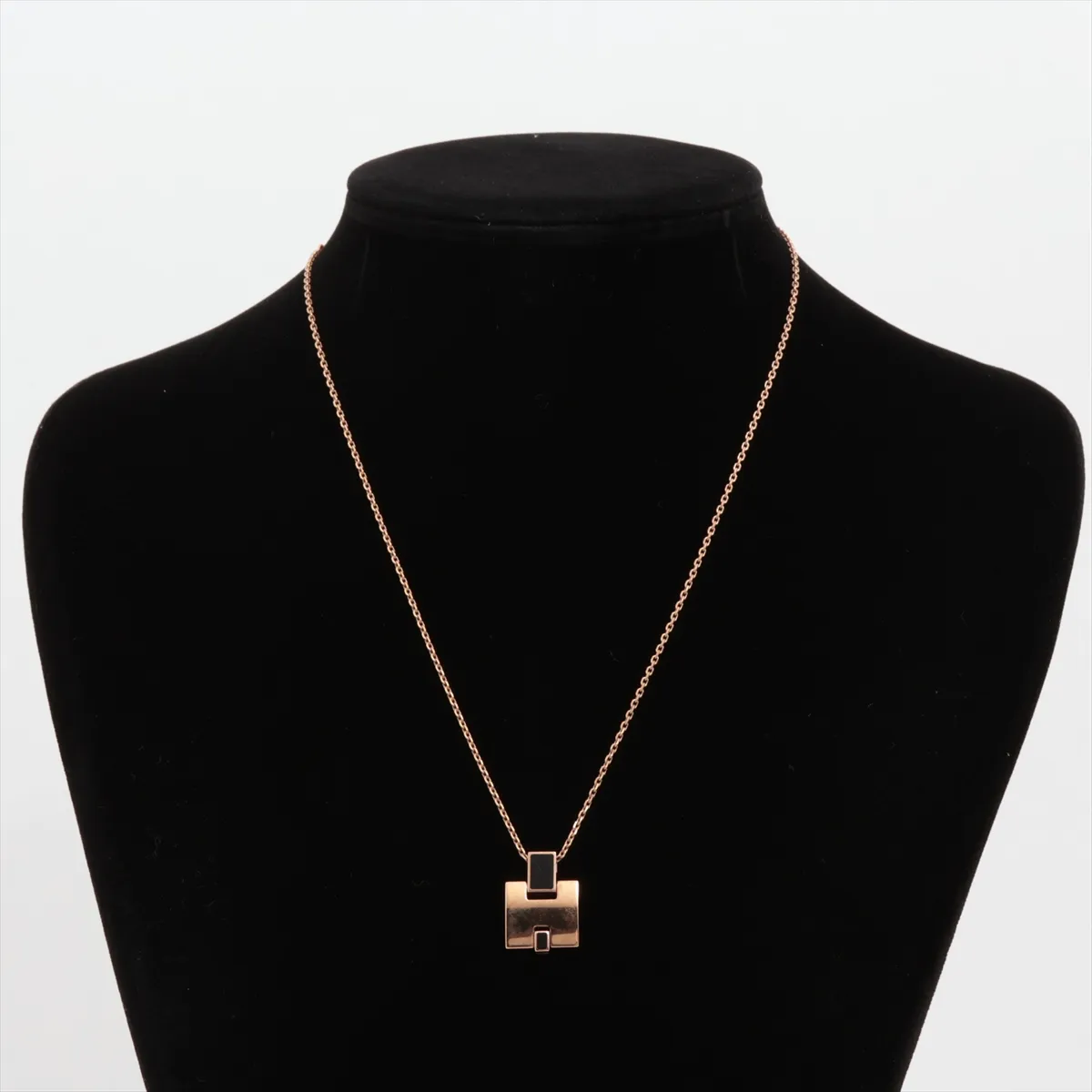 Irene Necklace GP Black x Rose Gold — view 5