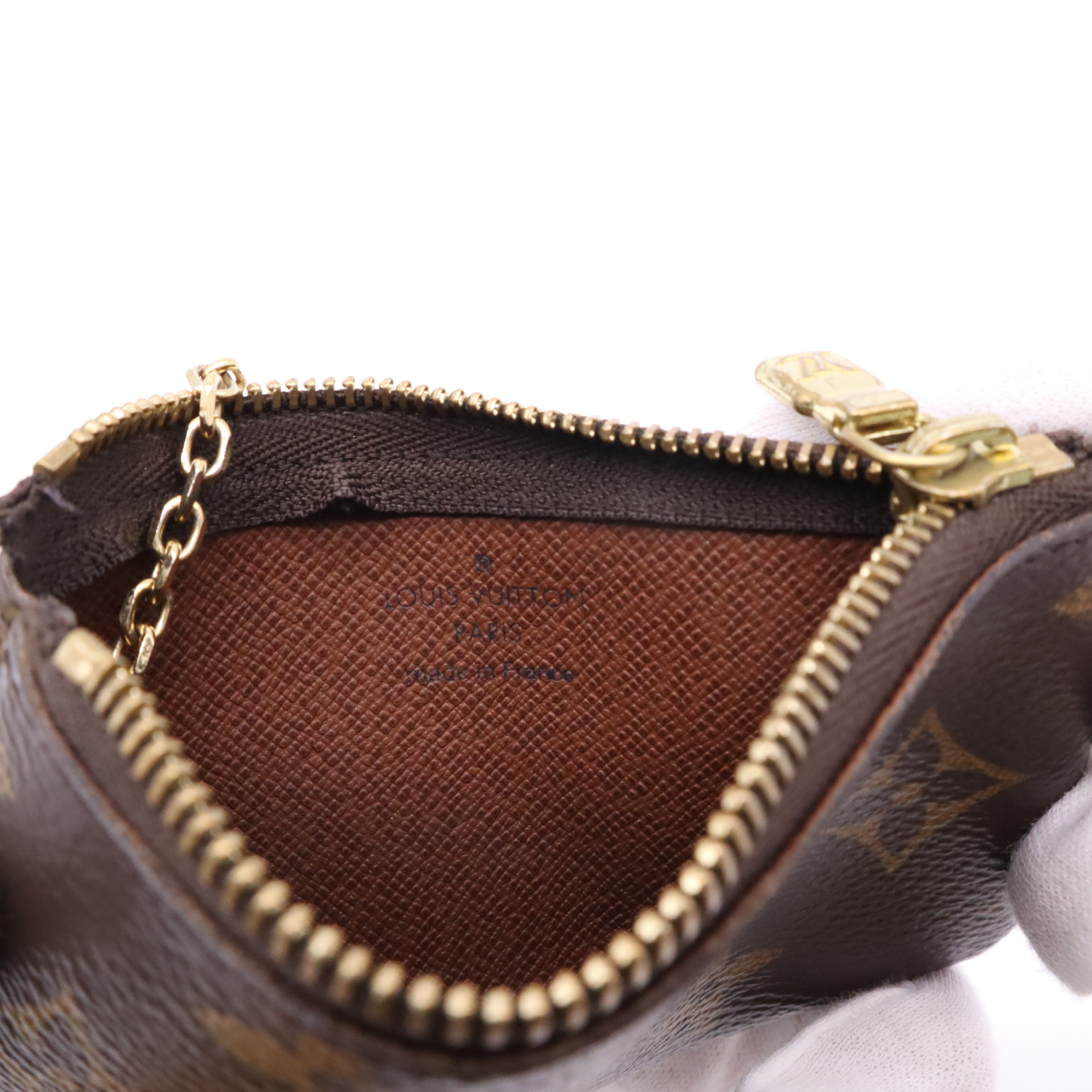 Monogram Key Case Pochette Cle M62650 Coin Case — view 9
