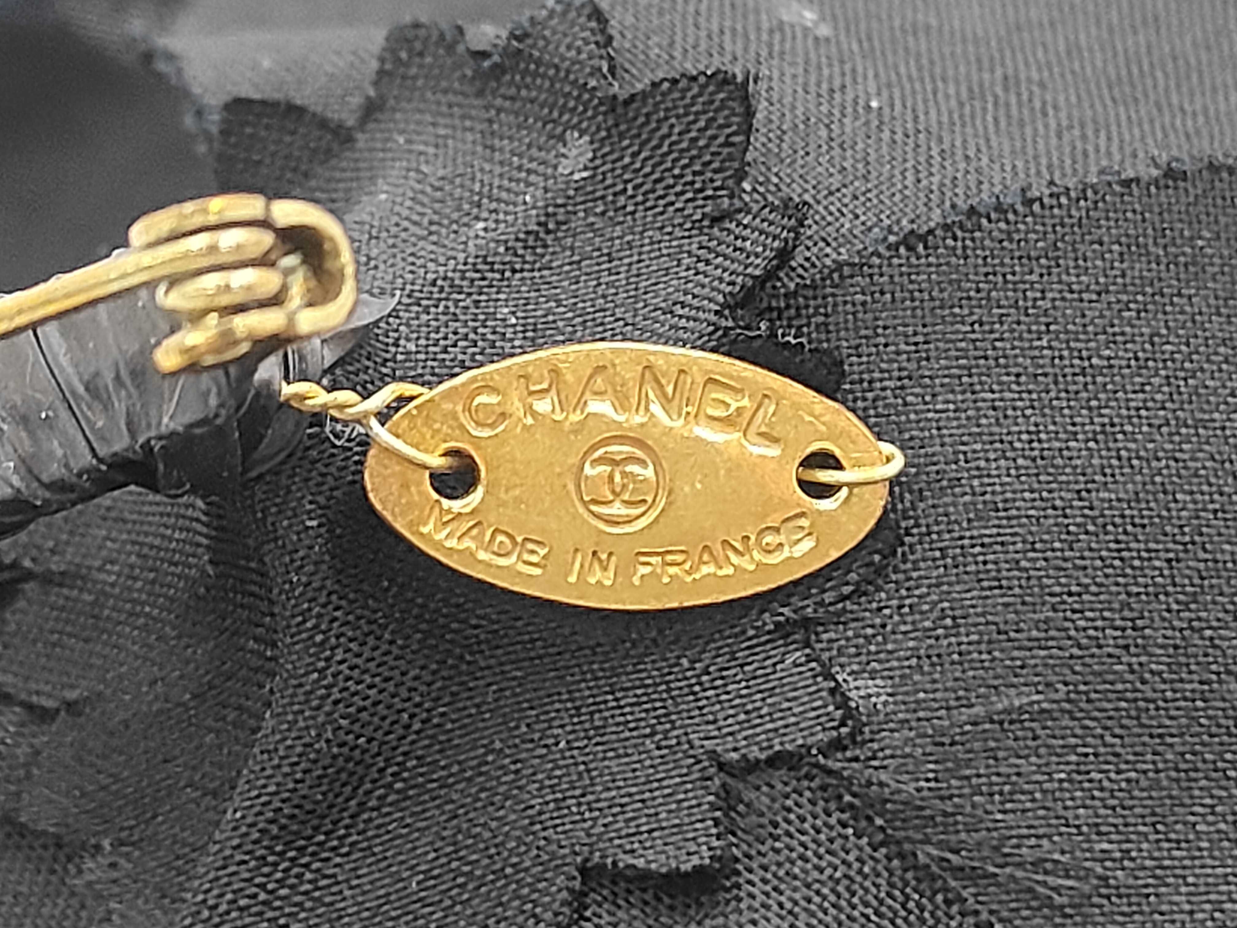 Camellia Corsage Black Brooch — view 5