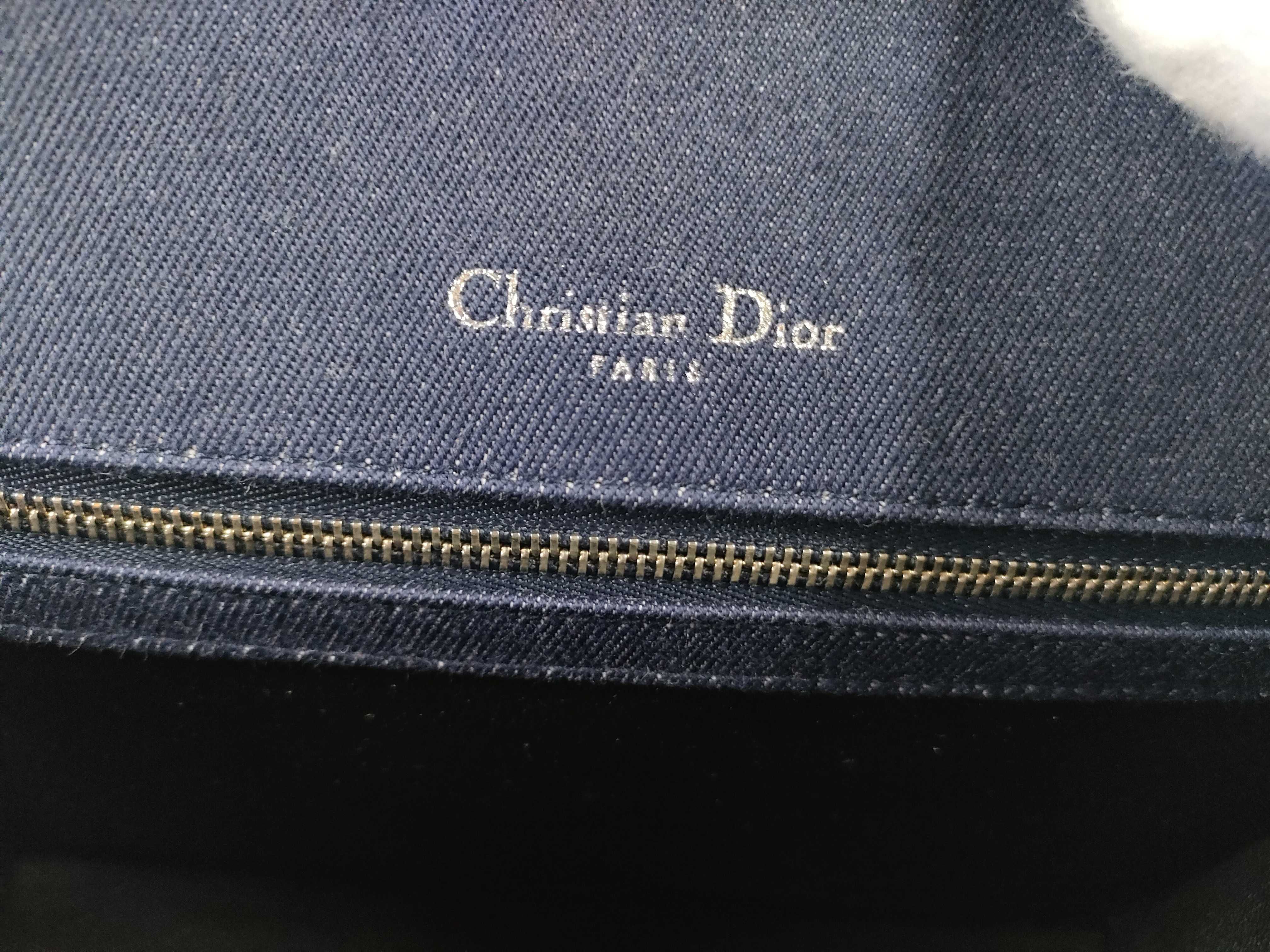 Diorama Denim Shoulder Bag Blue Shoulder Bag — view 10