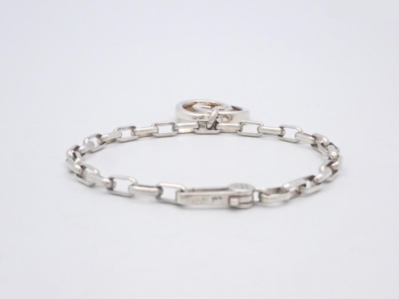 Silver bracelet, wrist circumference approximately 17 cm, 12.2 g — view 2