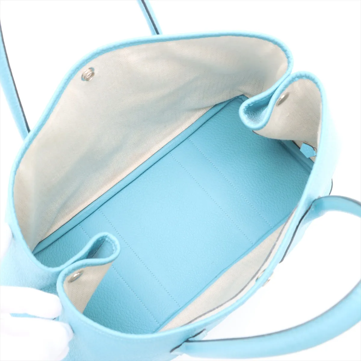 Garden Party 36 PM Country Blue Dunor Silver Hardware D:2019 — view 7