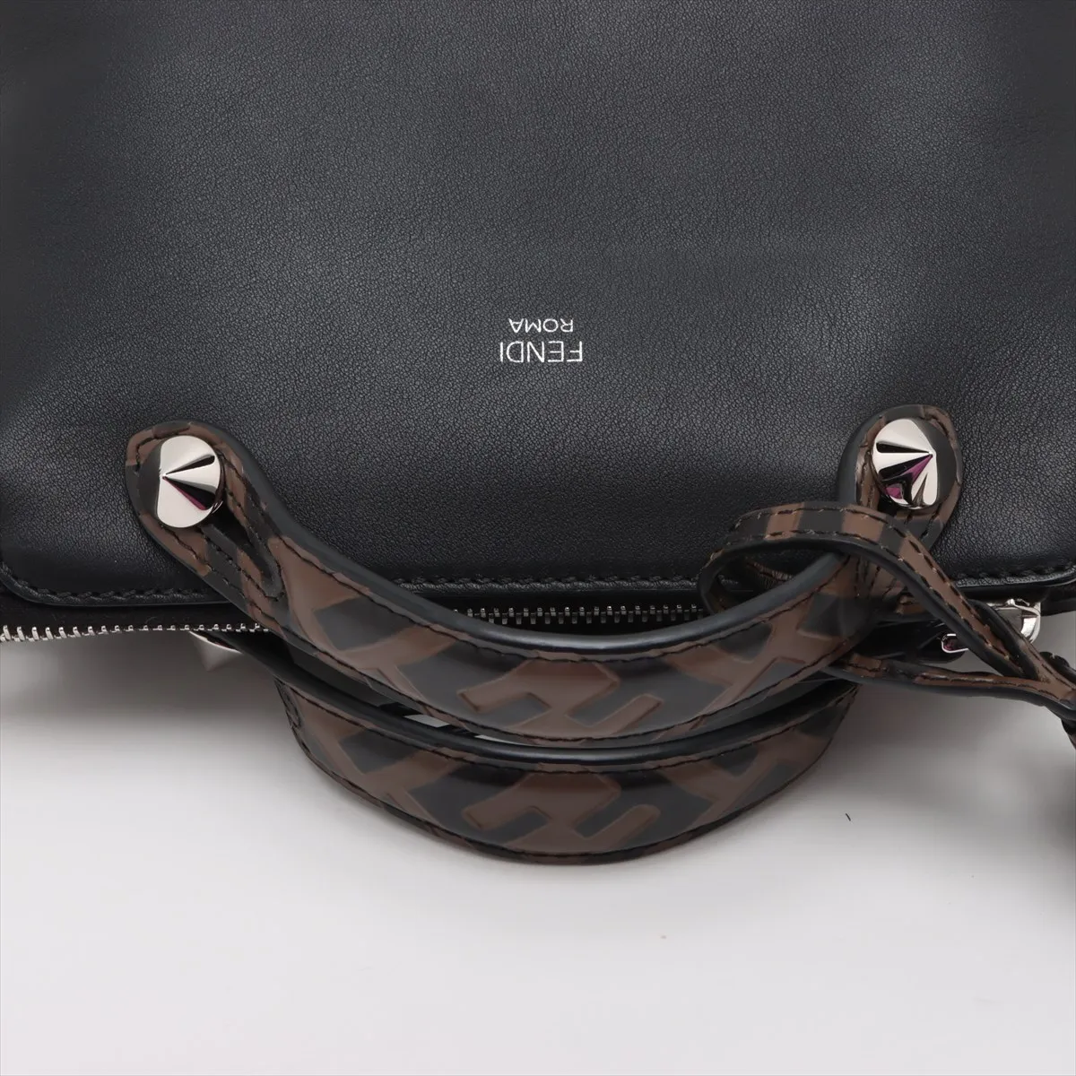 Visaway Mini Leather 2WAY Handbag Black 8BL145 — view 5