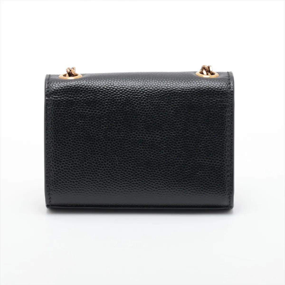 Kate 712449 Leather Chain Shoulder Bag, Black — view 2