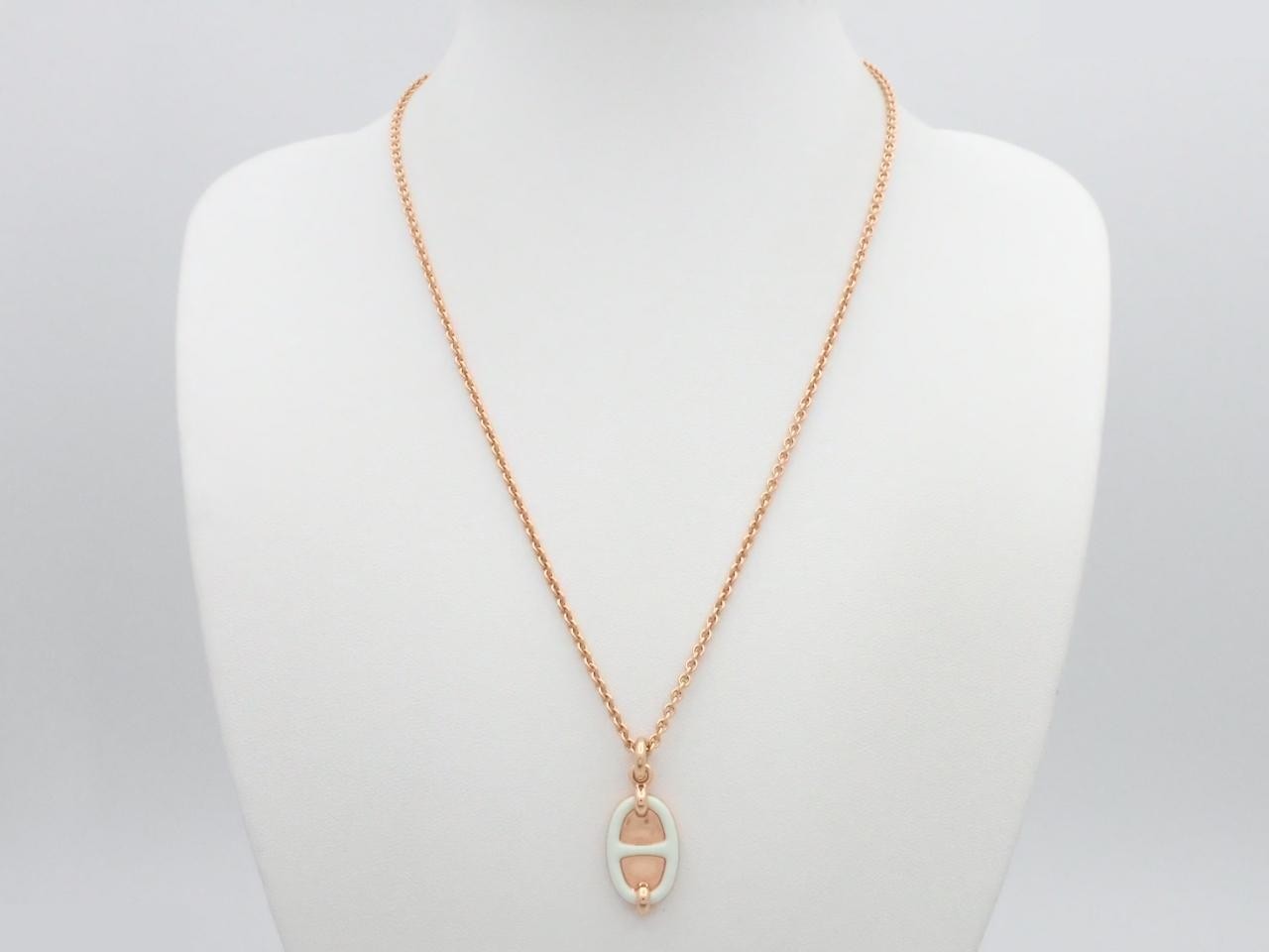 Mini Maillon PM Necklace, Gold Plated, Chain approx. 46cm — view 3