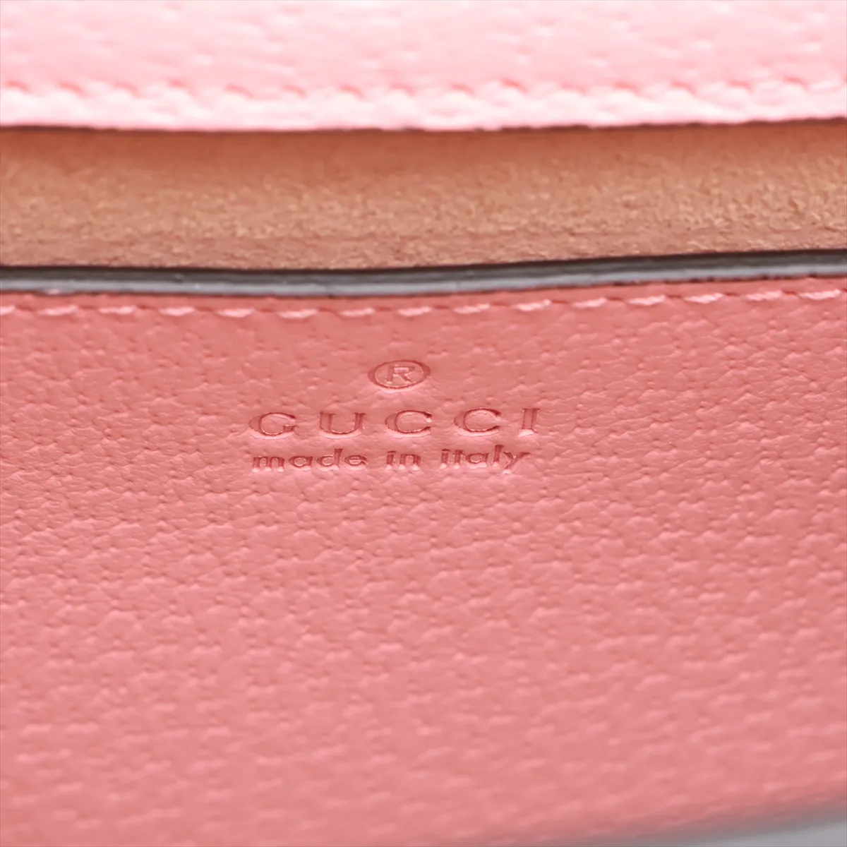 Bamboo Diana Leather 2-Way Handbag, Pink, 702732 — view 9