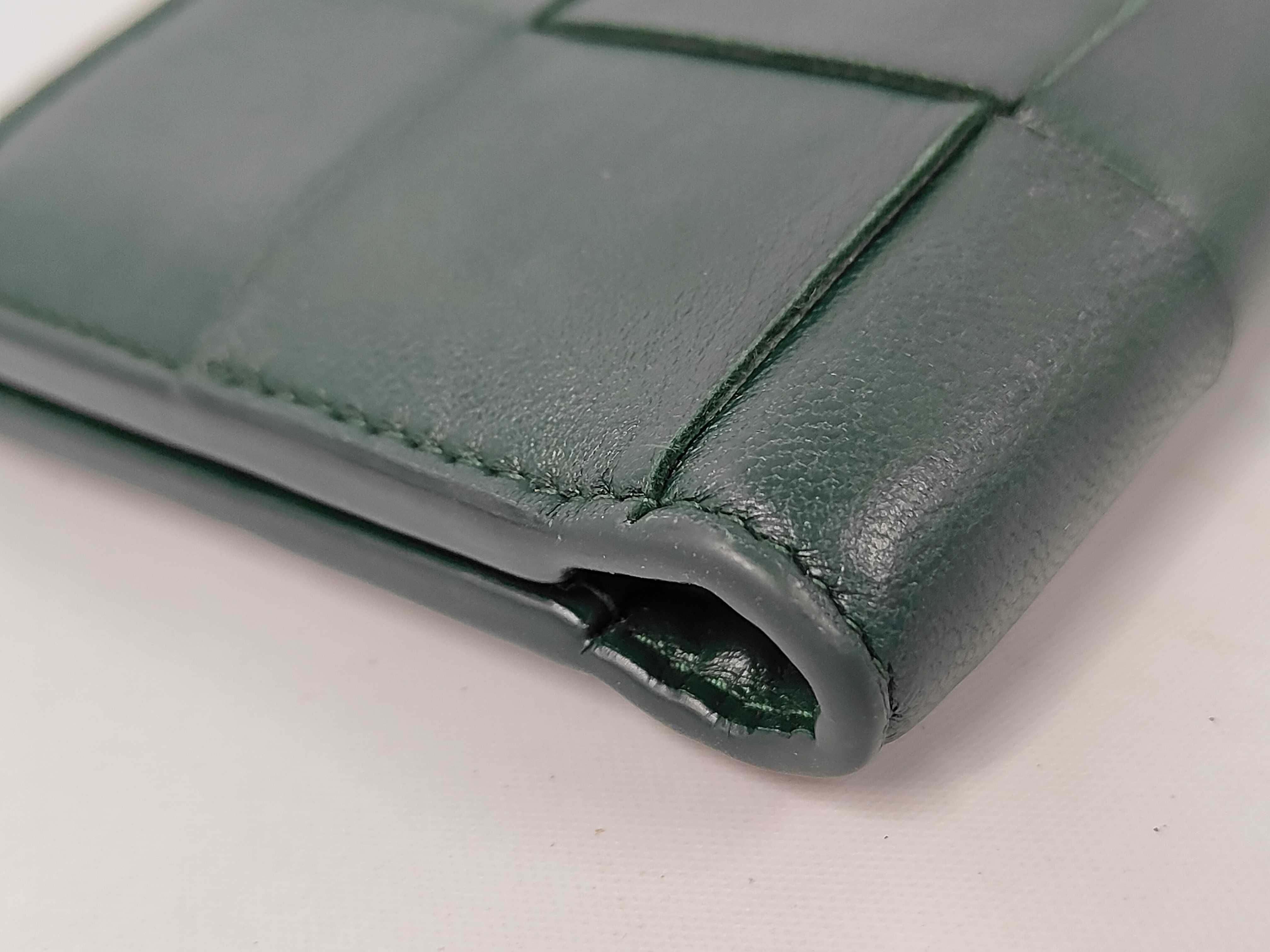 Maxi Intrecciato Leather RFID Wallet — view 3