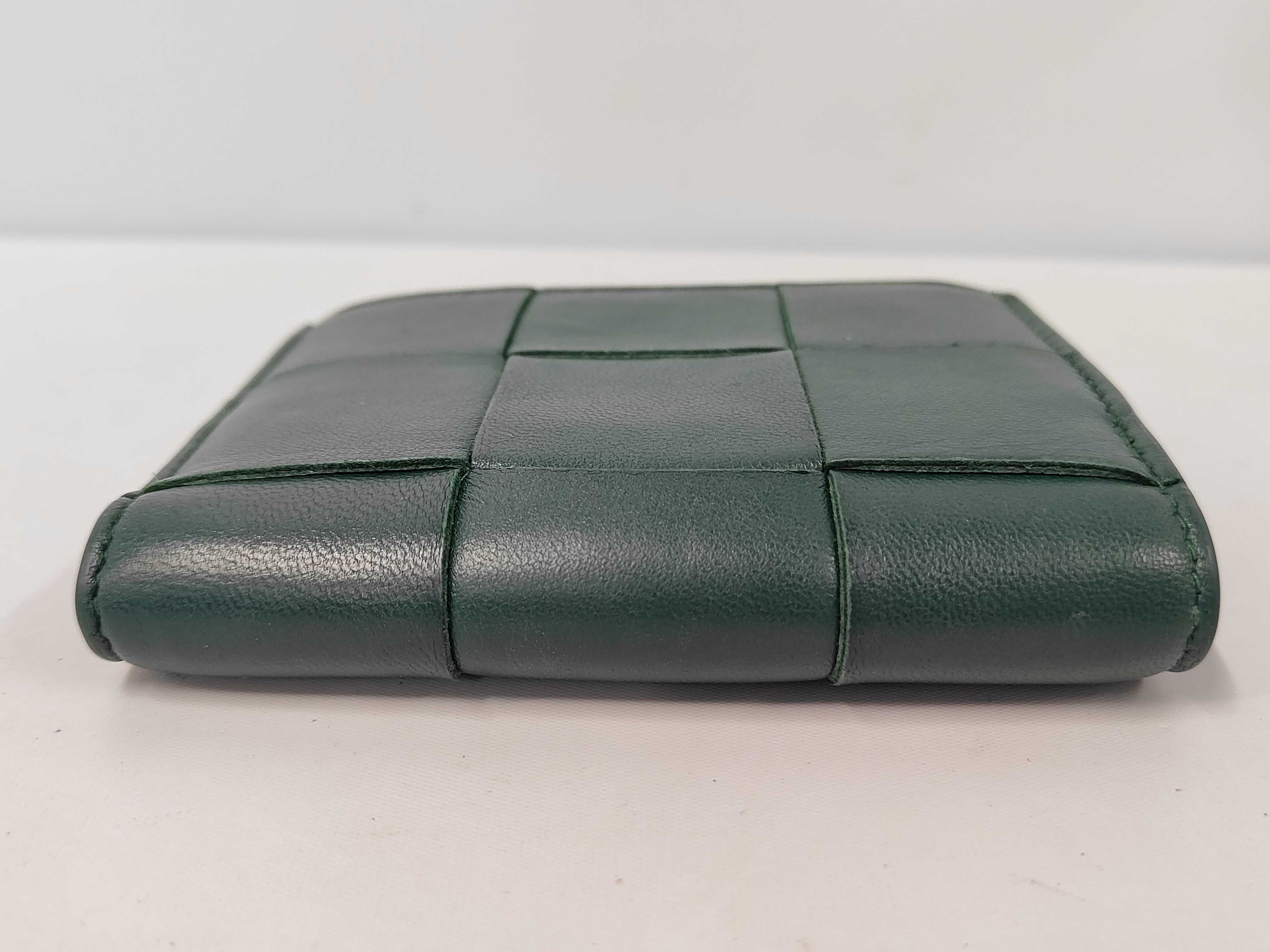 Maxi Intrecciato Leather RFID Wallet — view 4
