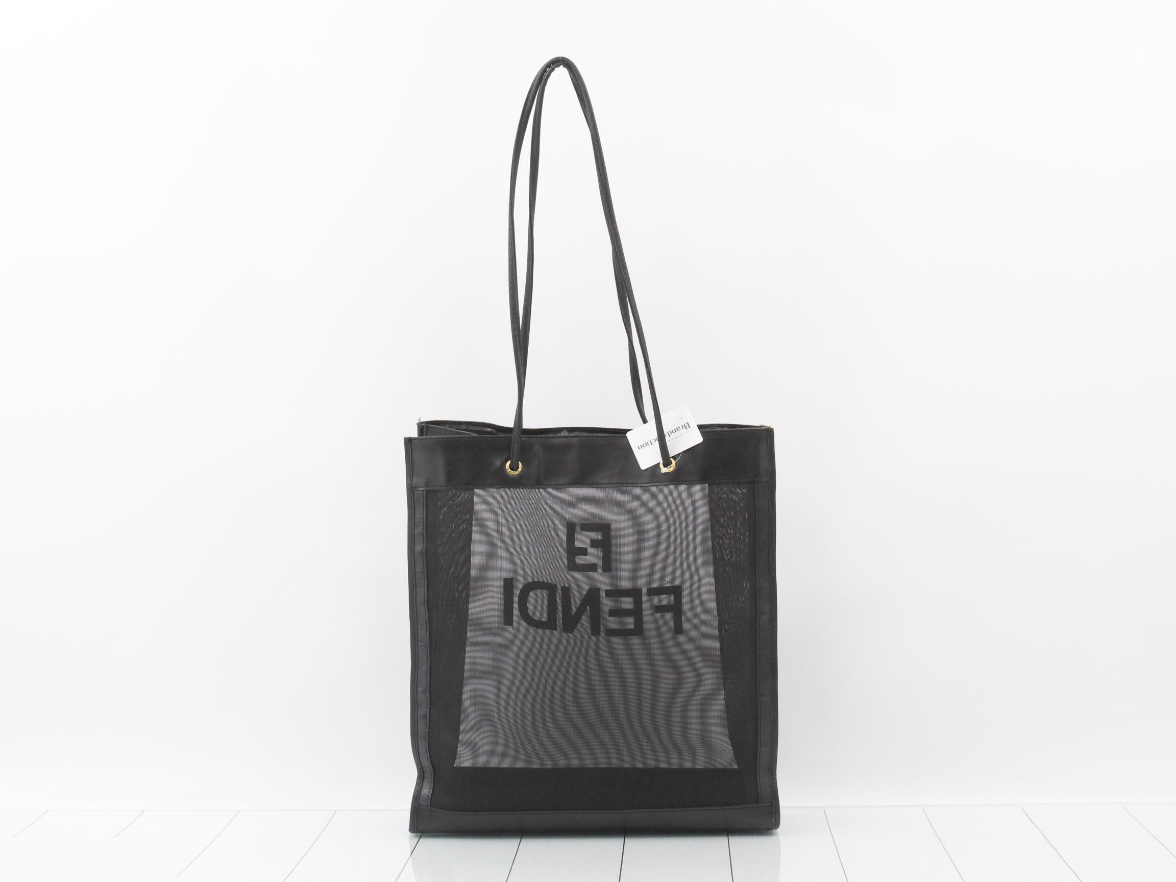 Mesh logo, black, W36 H39 D12 — view 2