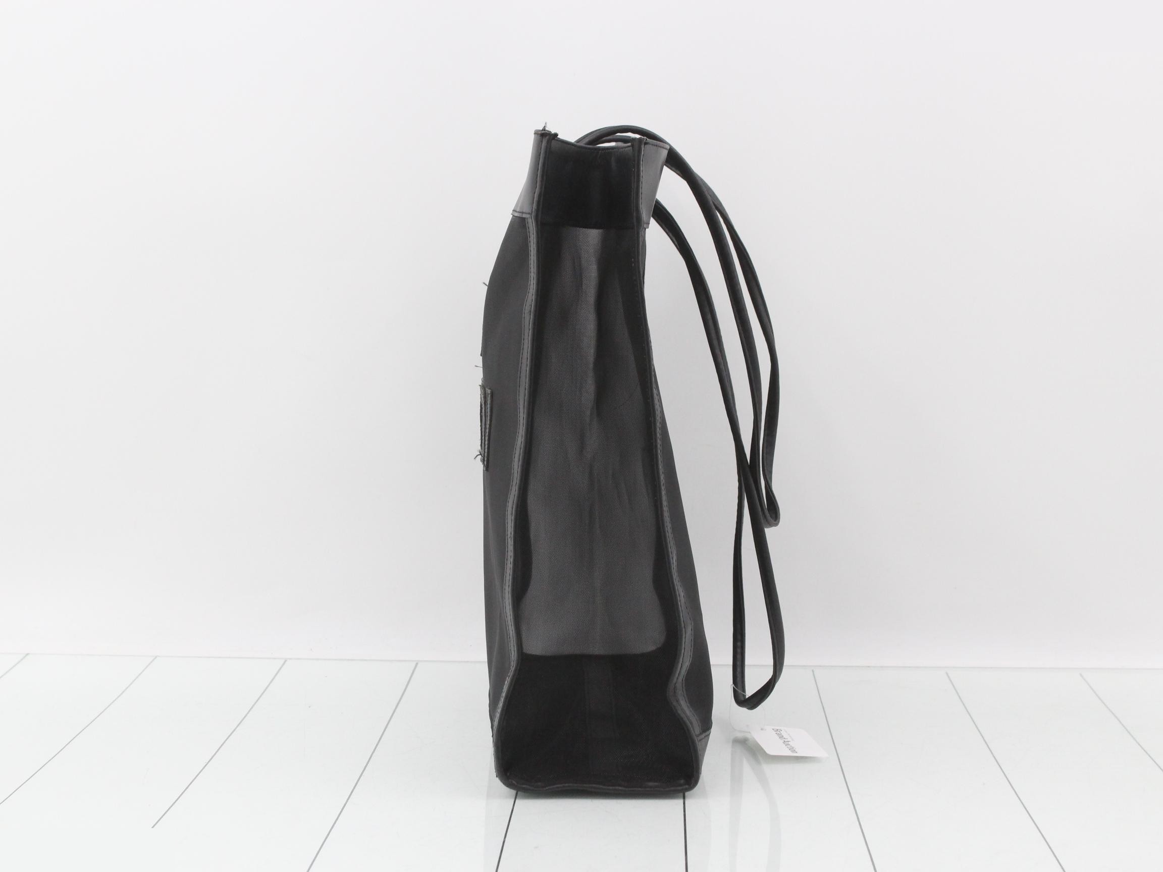 Mesh logo, black, W36 H39 D12 — view 3