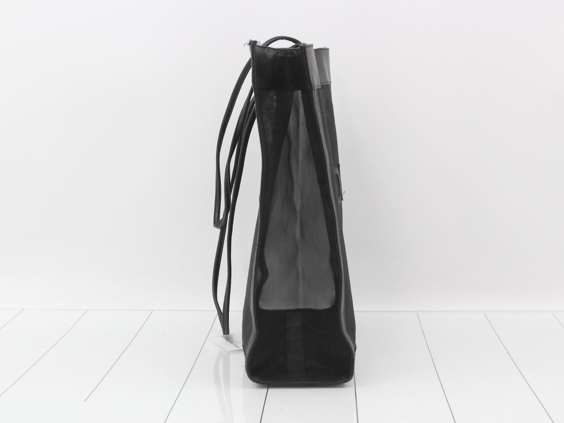 Mesh logo, black, W36 H39 D12 — view 4